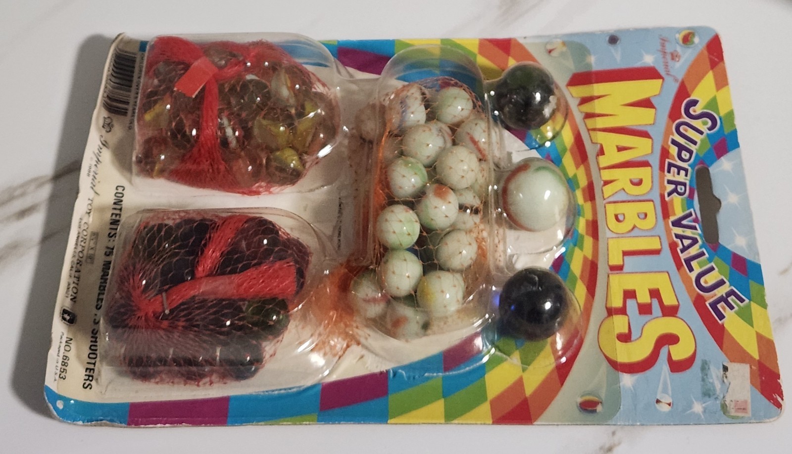 Vintage 1988 Imperial Super Value Marbels Toy new sealed