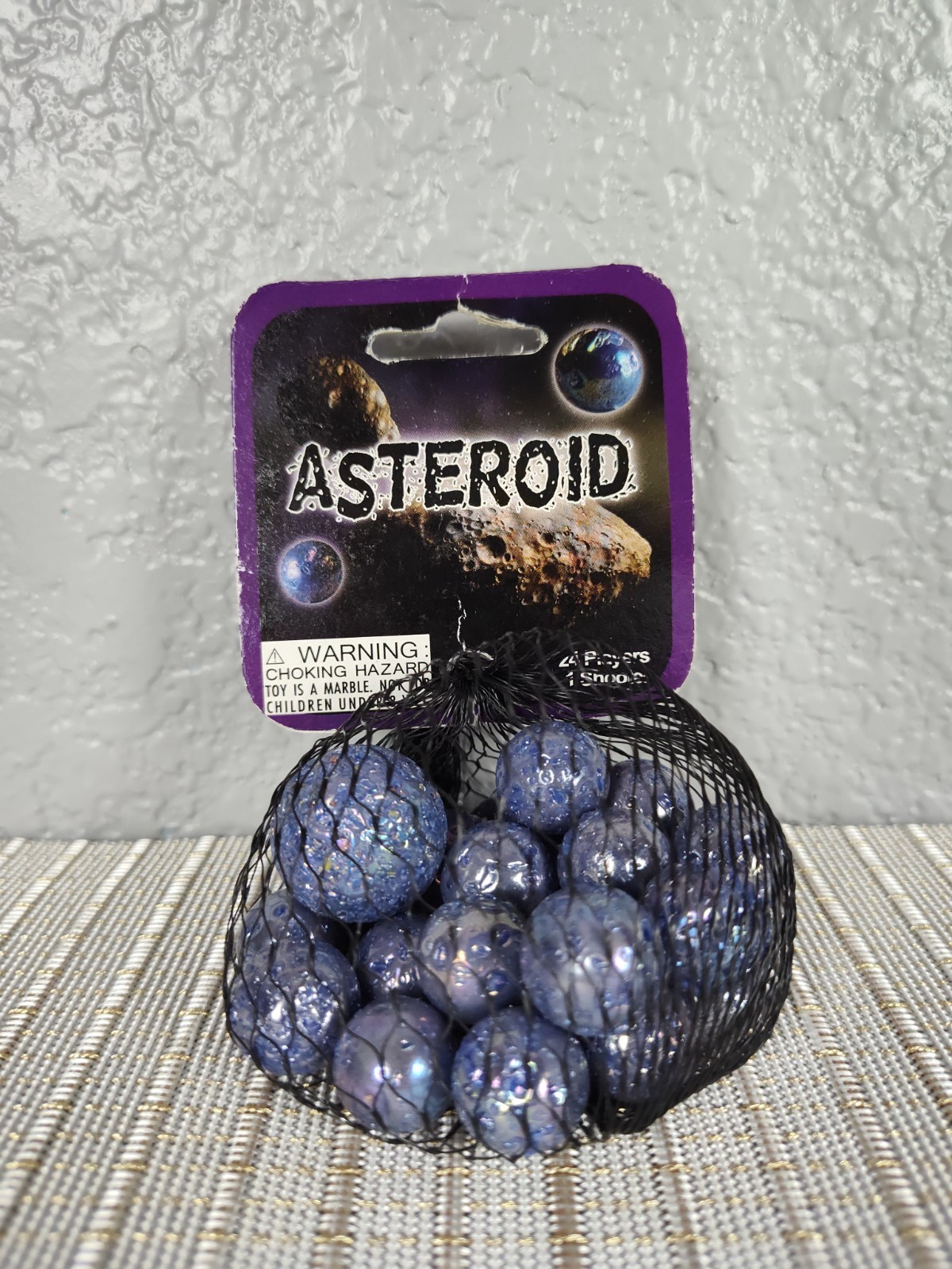 Asteroid Marble Bags 24 Players 1 Shooter Retired Collector Set 2004