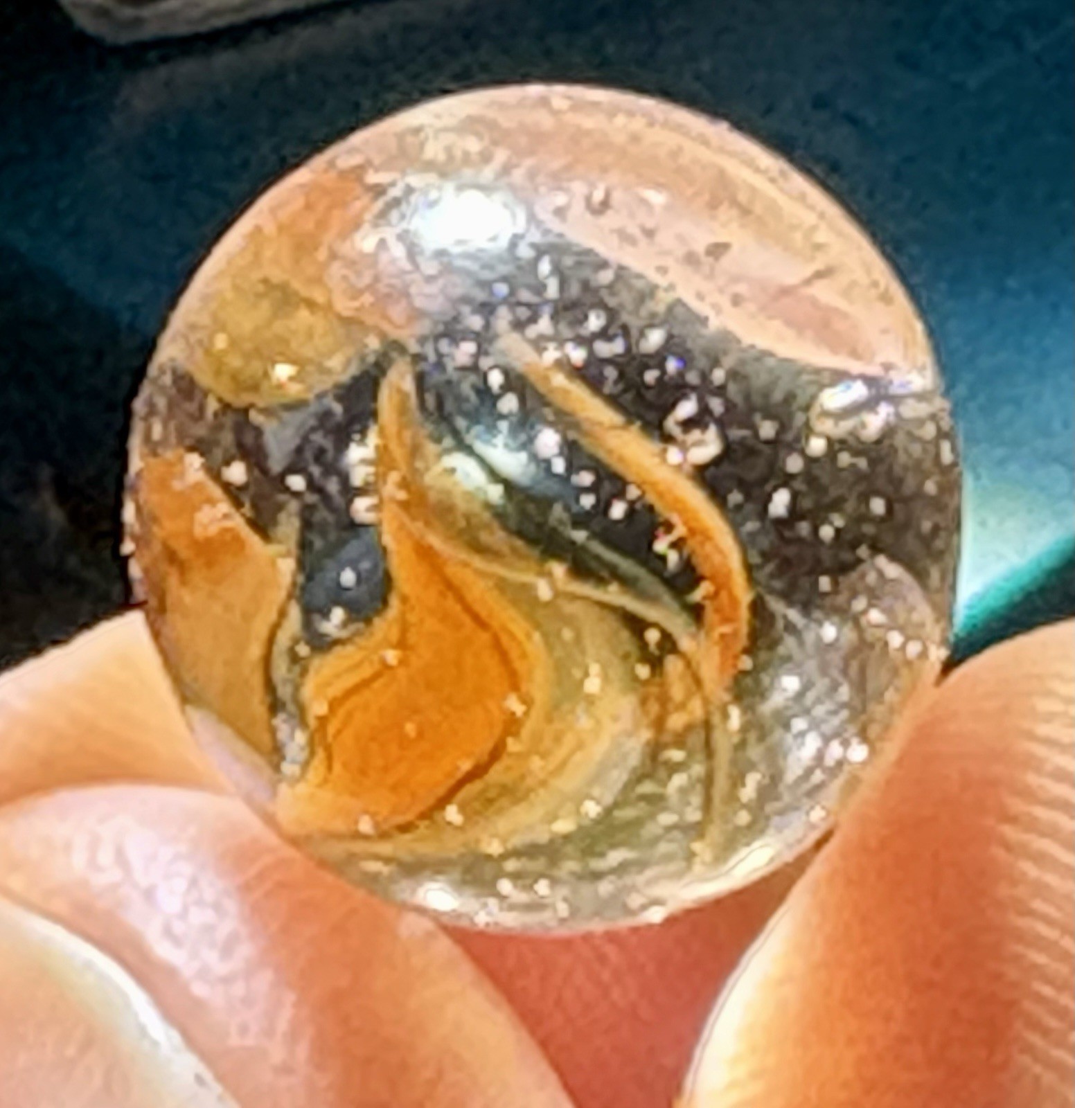 VTG Bogard / Heaton Cat’s Eye Marble .59”