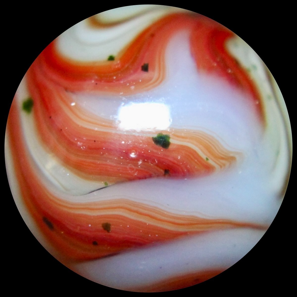 JABO Kokomo Glass Marble Collector Series: Rare KOG Glass w/Killer Flames