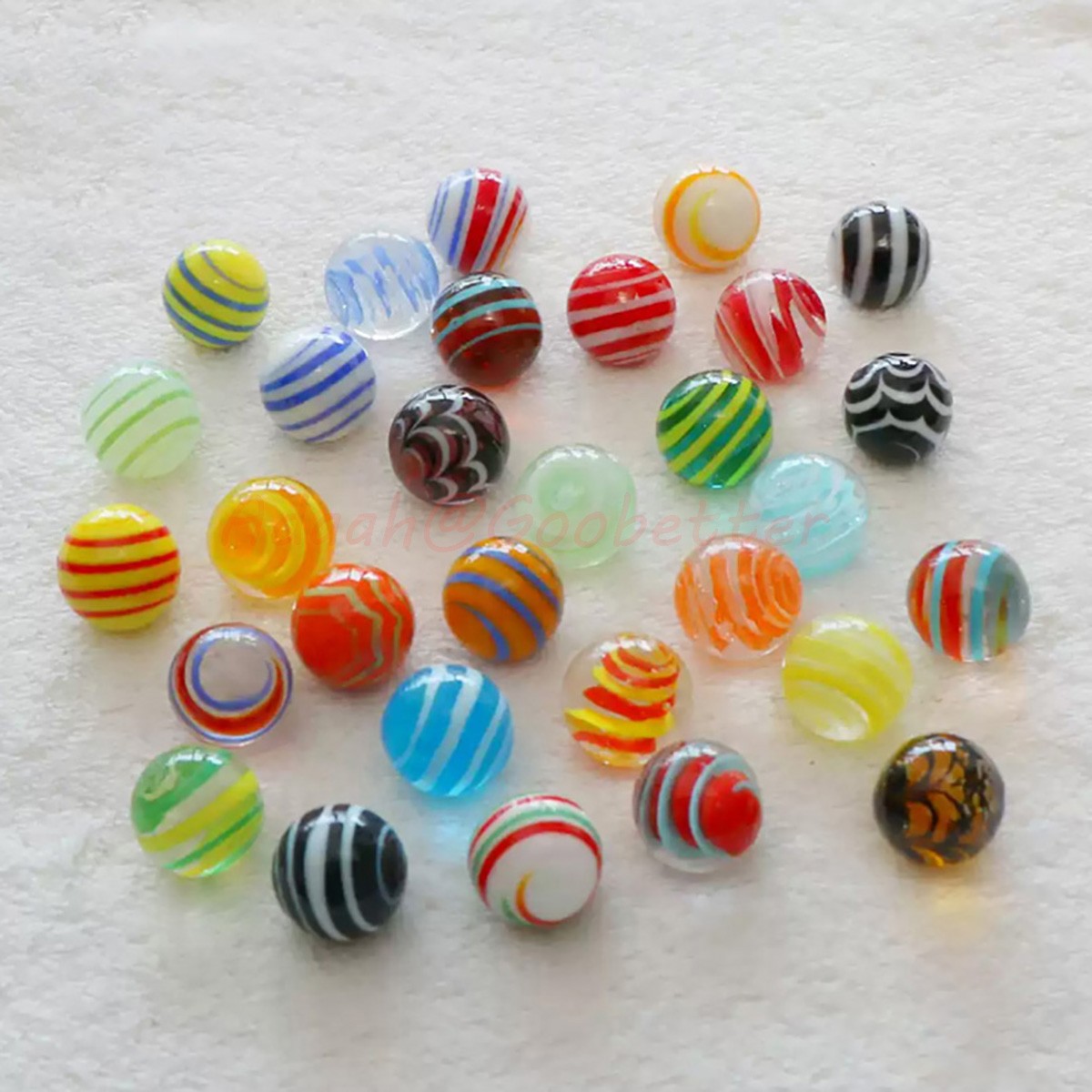16mm Glass Ball Glass Marbles Beads Traditional Vintage Classic Kids Toys Games