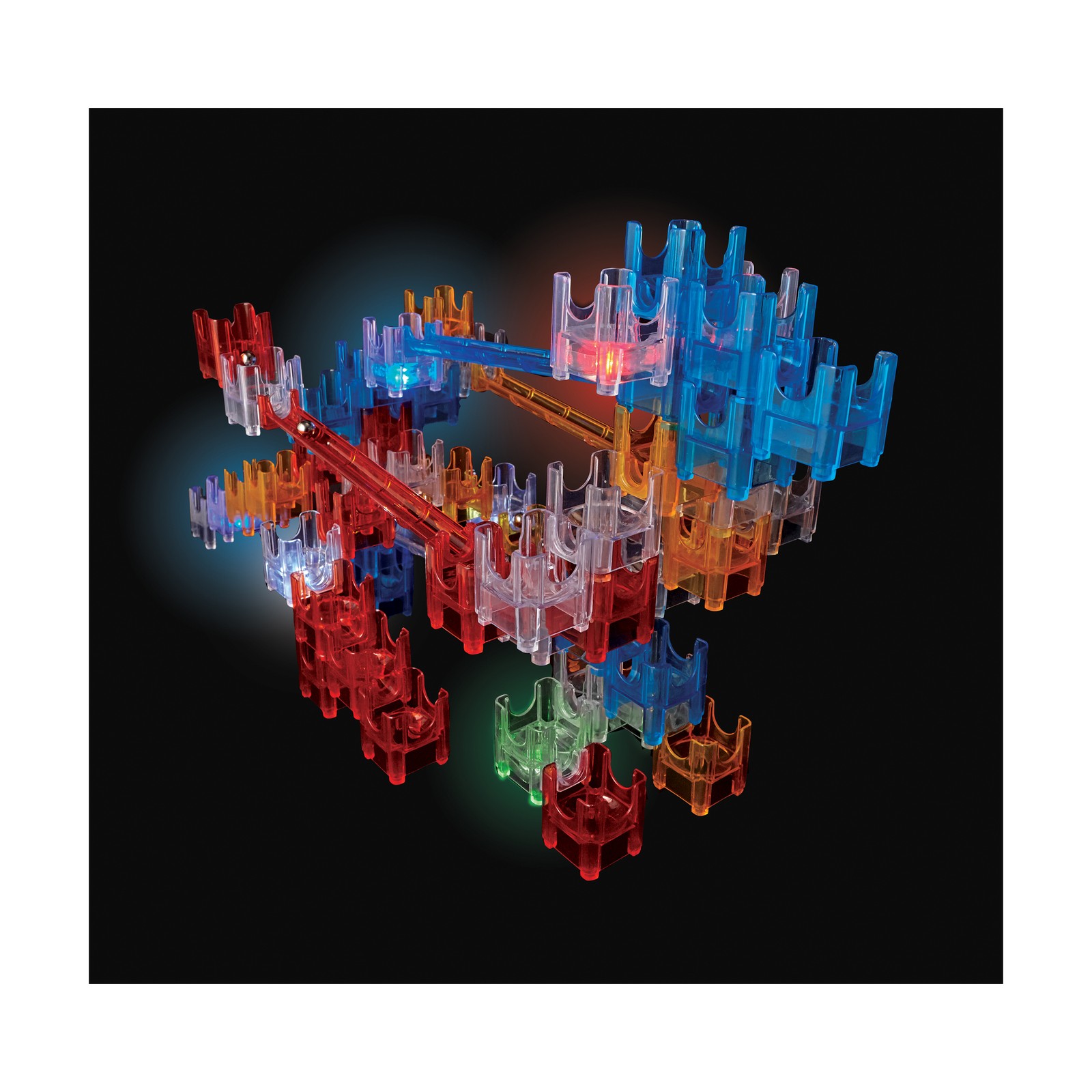 New – MindWare Q-BA-MAZE 2.0 Deluxe Lights Set – Ages 6+ | 1+ players