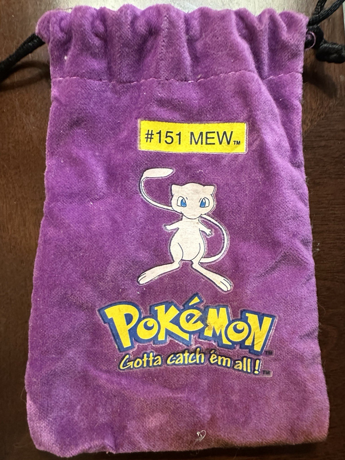 MEW! Gen 1 Vintage Pokemon Marbles Bag (ToyBiz, 2000) 10 Marbles w/ Mew Pouch