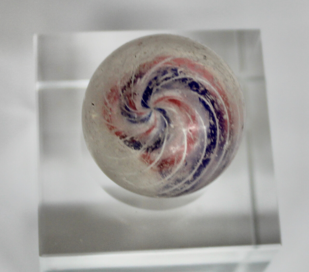 Original Vintage Bird Cage Solid Core Marble 15/16”
