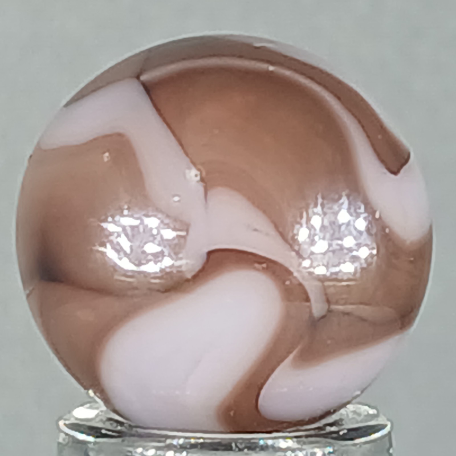Vintage Champion Swirl Marble .61 Inches Near-Mint Condition Combined Shipping
