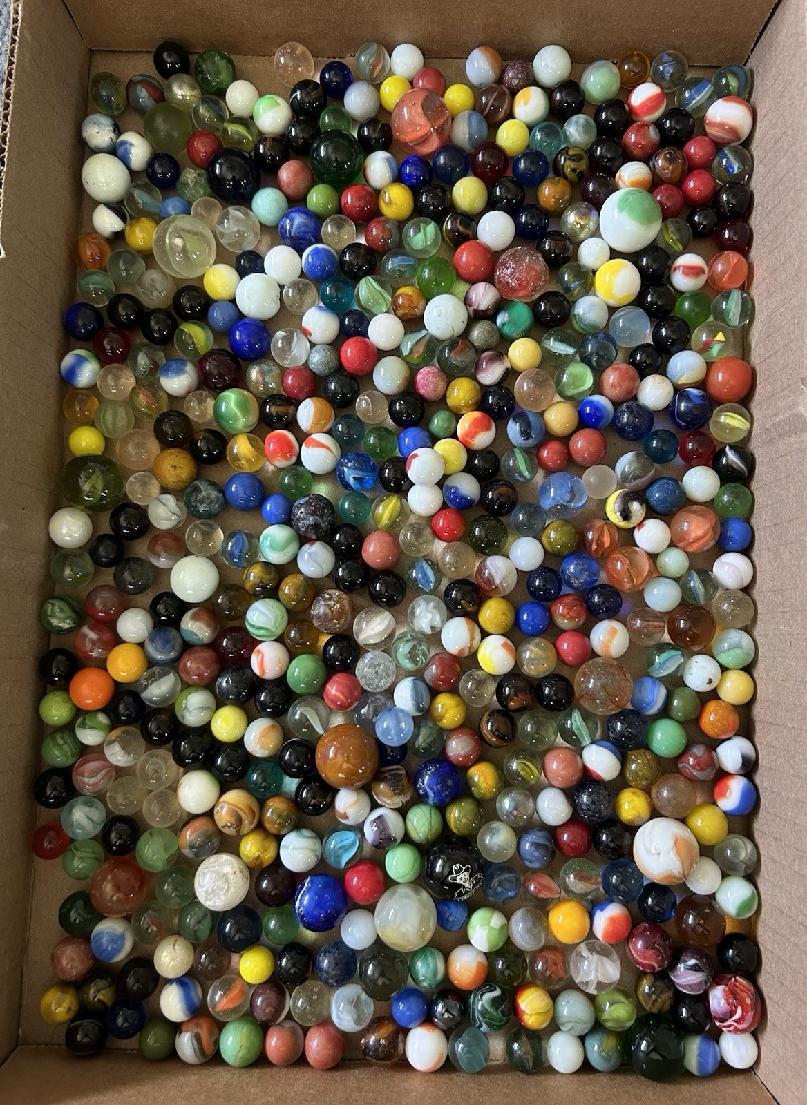 Marbles Mixed Lot 6.5+ lbs (#5) Vintage Modern Damaged to Mint Pounds of Marbles