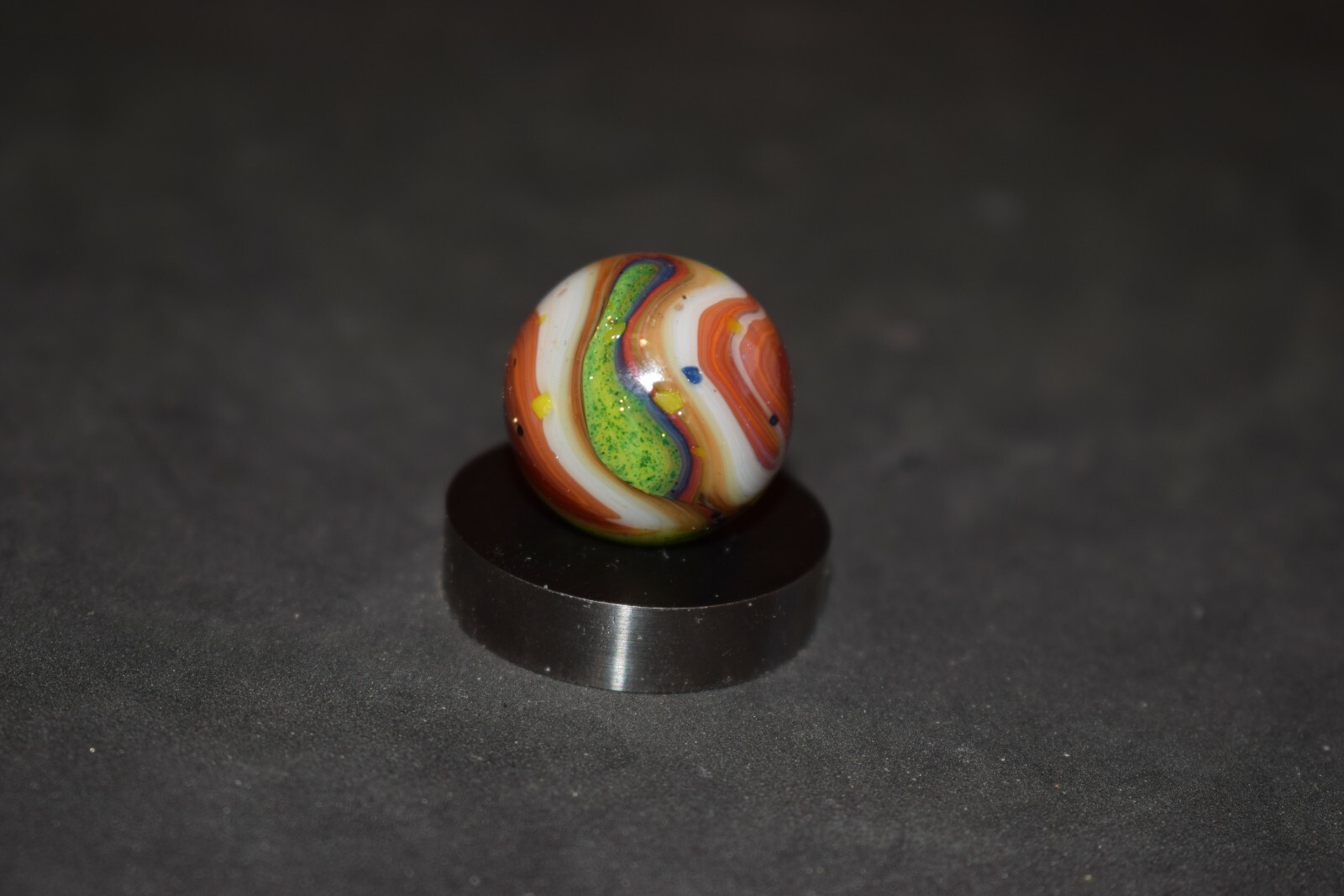 Hand Selected JABO Multi-Color Swirl Marble Shooter Size .750=3/4″ MINT!