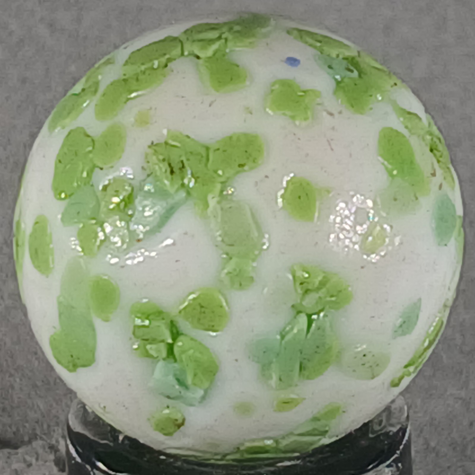 King Marbles White Cosmic .62 Inches Near-Mint Condition Combined Shipping