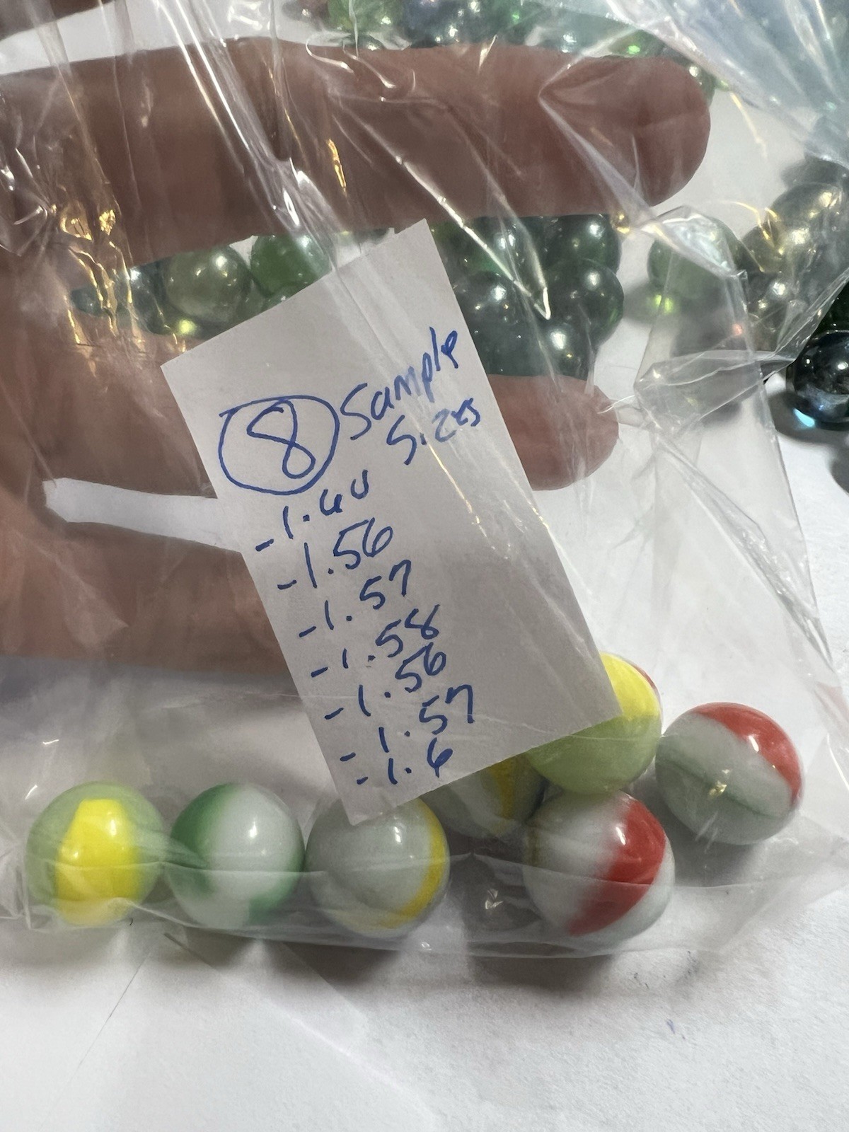 397 Lot Vintage Marbles Includes Cat Eyes/iridescent/blue/green/white marbles