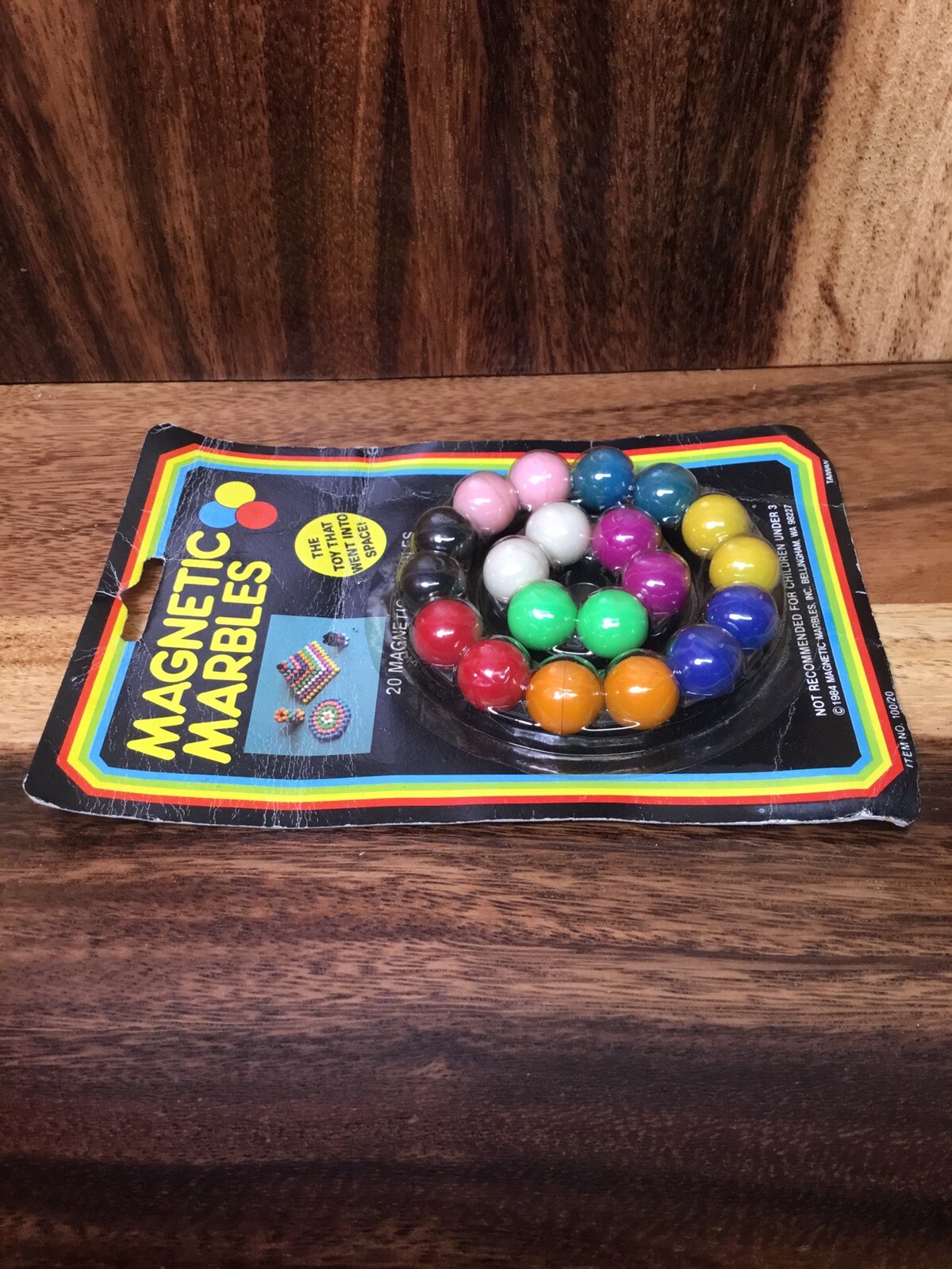 Magnetic Marbles Company 20 Marbles NIP The Toy That Went Into Space