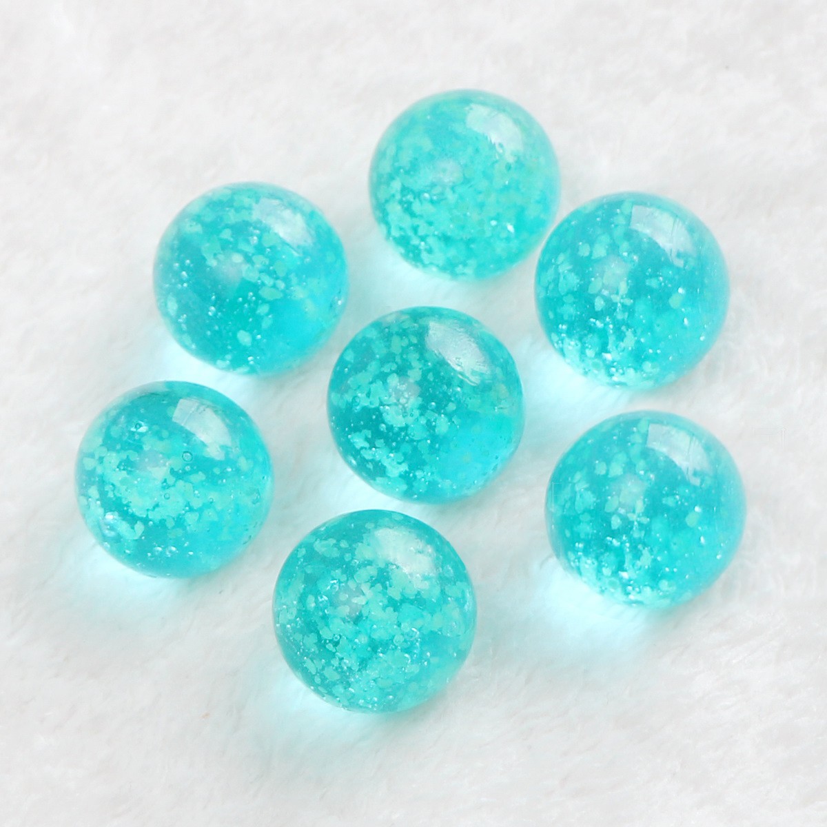 Luminous Glass Ball 16/20/22/25/30mm Cream Console Game Pinball Machine DIY Toy