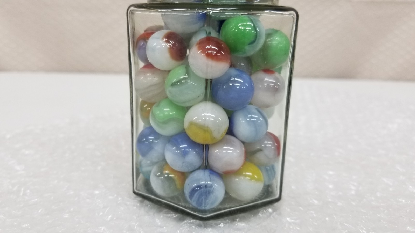 69 Vintage Vitro Conqueror 5/8″ Marbles Multiple Colors Beautiful Mint