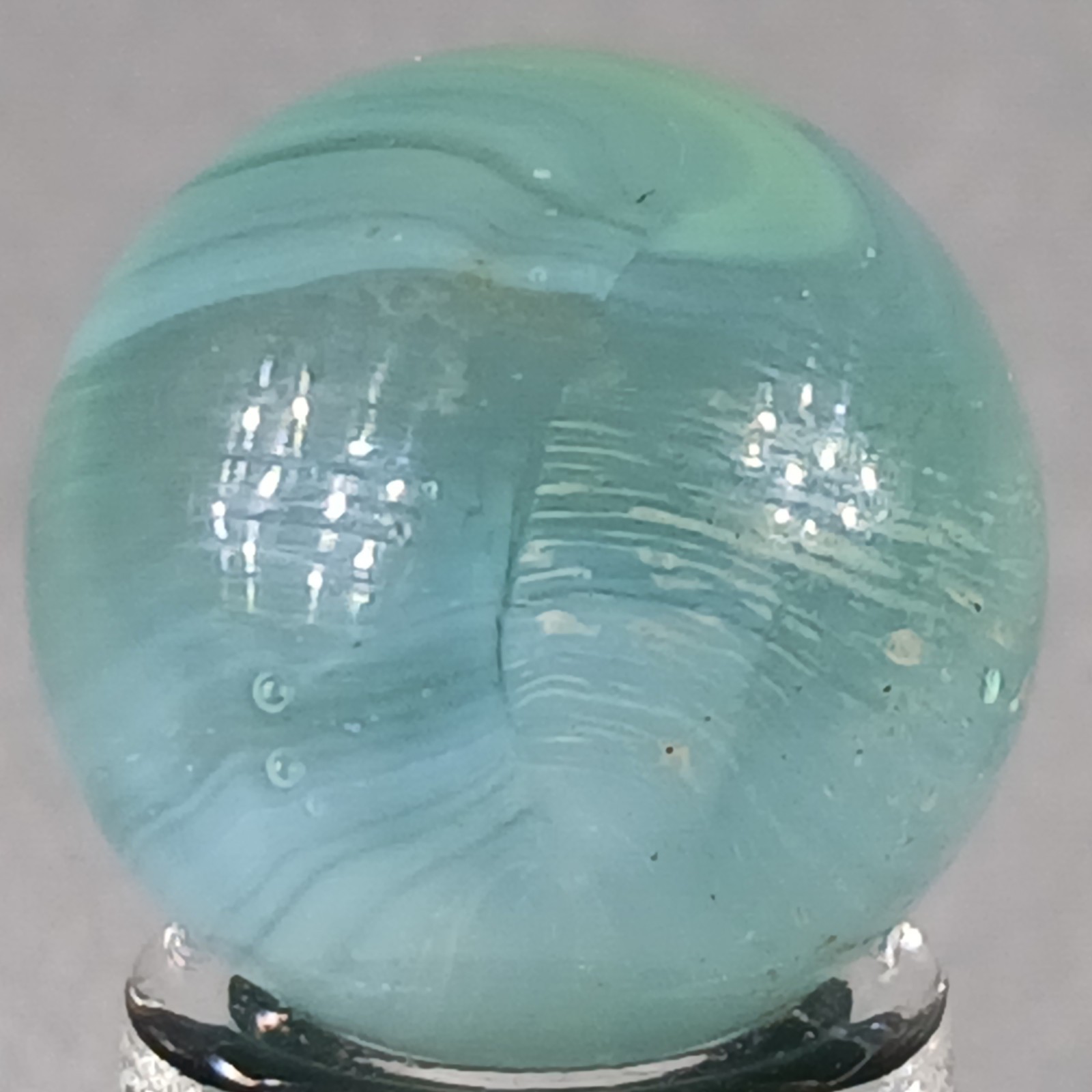 Vintage Vitro Conqueror Marble .60 Inches Near-Mint Condition