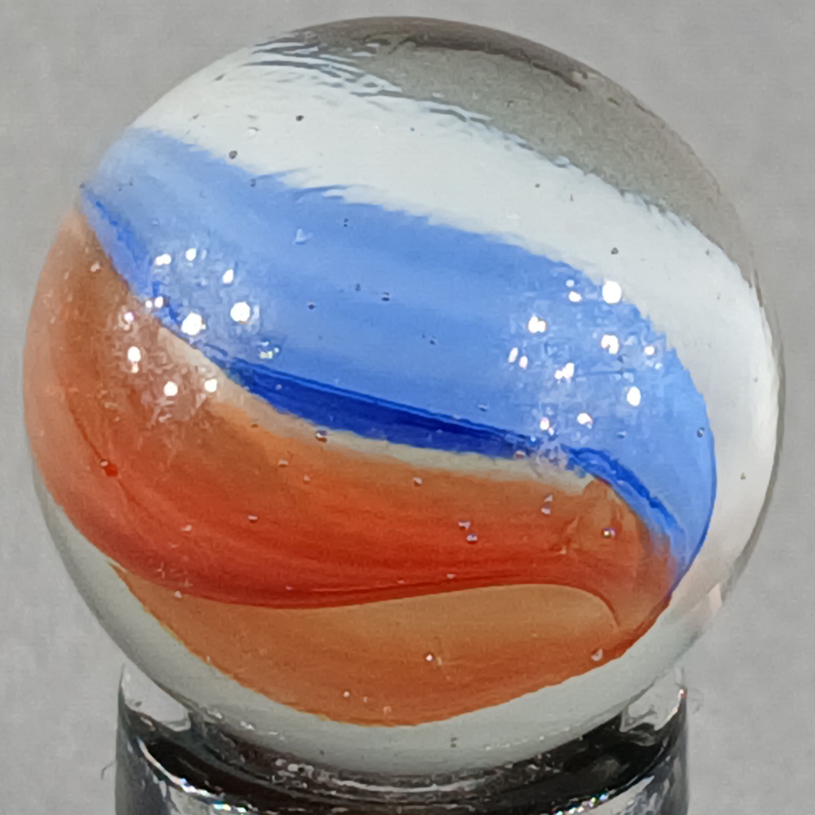Vintage Imported Cat’s Eye Marble .60 Inches Near-Mint Condition