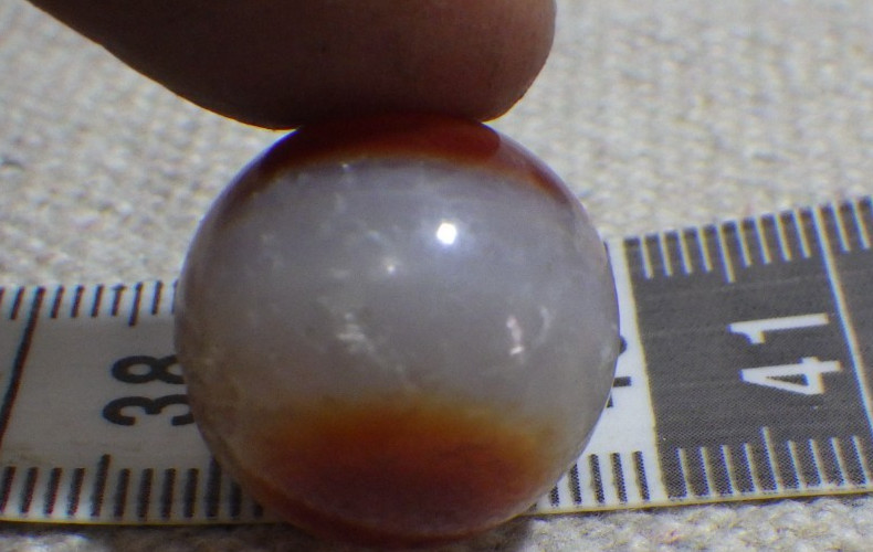 1 vintage marbles from lot agate? 18mm 3rd pic ding on left