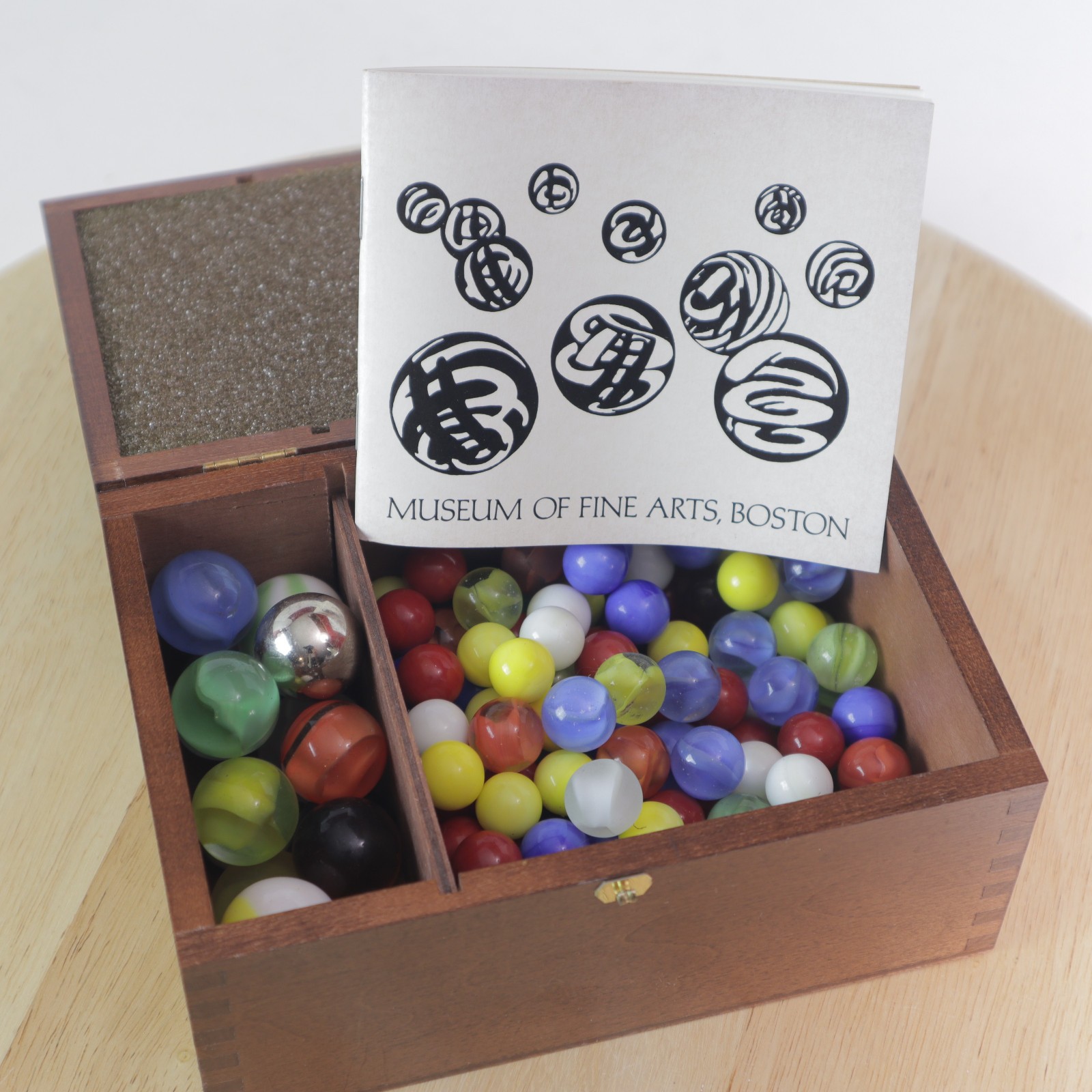 Museum Of Fine Arts Boston Marbles Collection in Wooden Box + Games Booklet