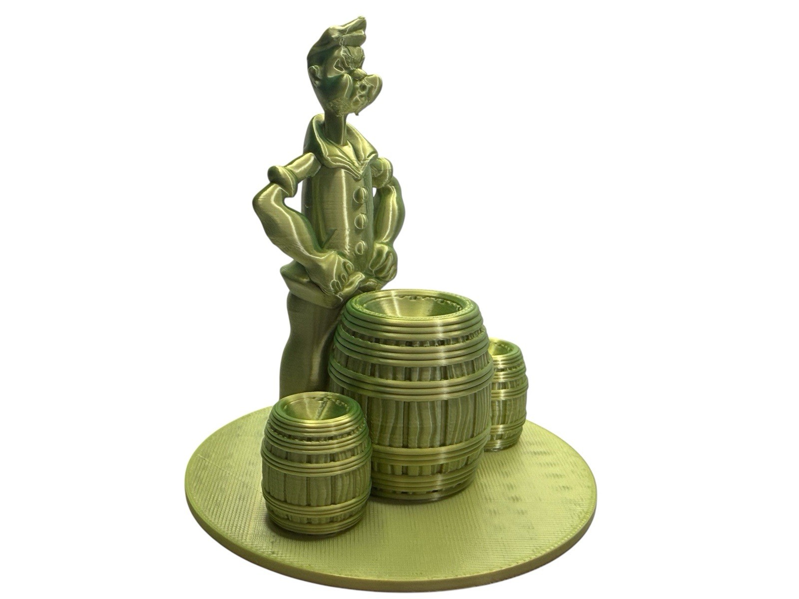 Popeye Marble Display For Marbles – Lot #9203b