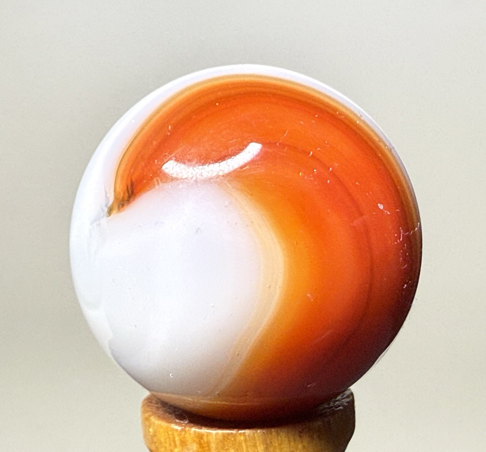 Akro Agate Multi Colored Corkscrew Shooter Marble .75” NM(+)