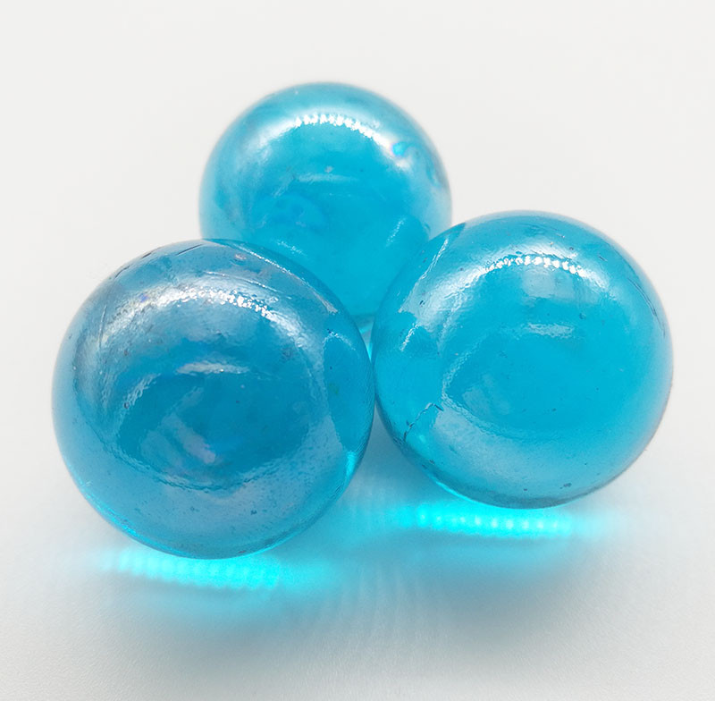 Mix Colors Glass Beads Marbles Kid Toy Fish Tank Decorate 25mm