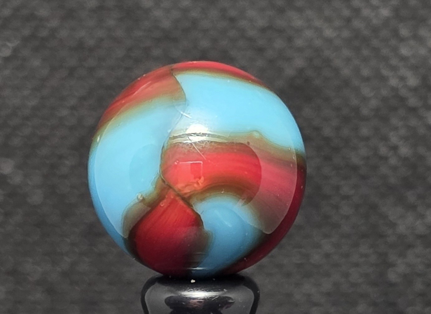 VINTAGE PELTIER NLR “BURNT SPIDERMAN” MARBLE MINT 0.63″