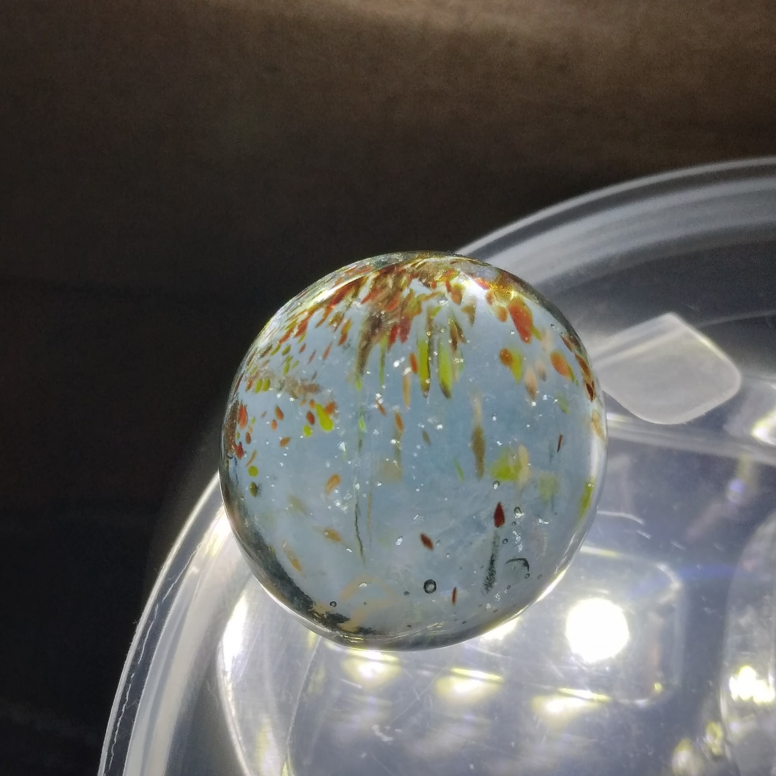 .60″ Marble- Vacor Jabo Christensen- Frit, Lutz, Glows- Guinea Atmosphere Style?