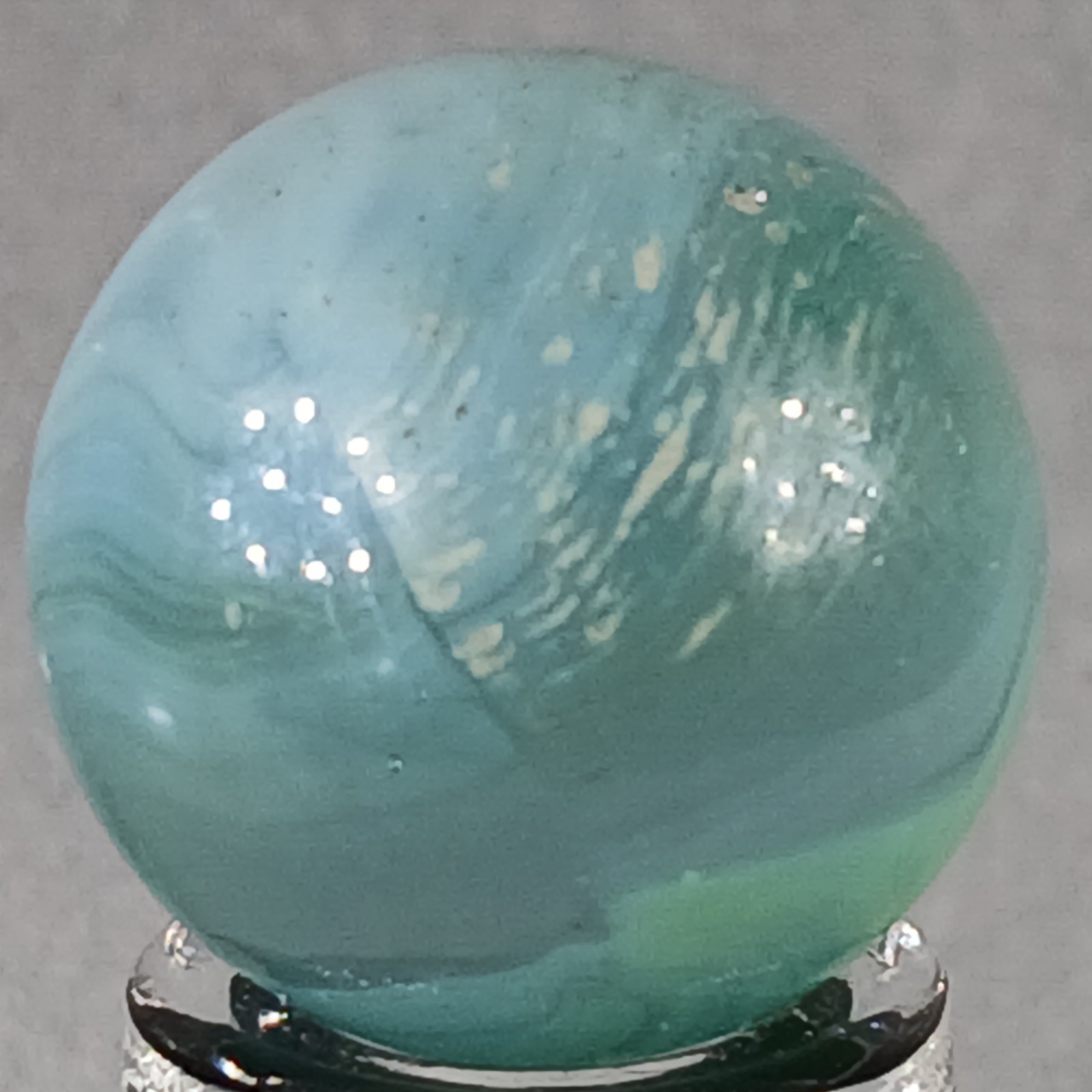 Vintage Vitro Conqueror Marble .60 Inches Near-Mint Condition