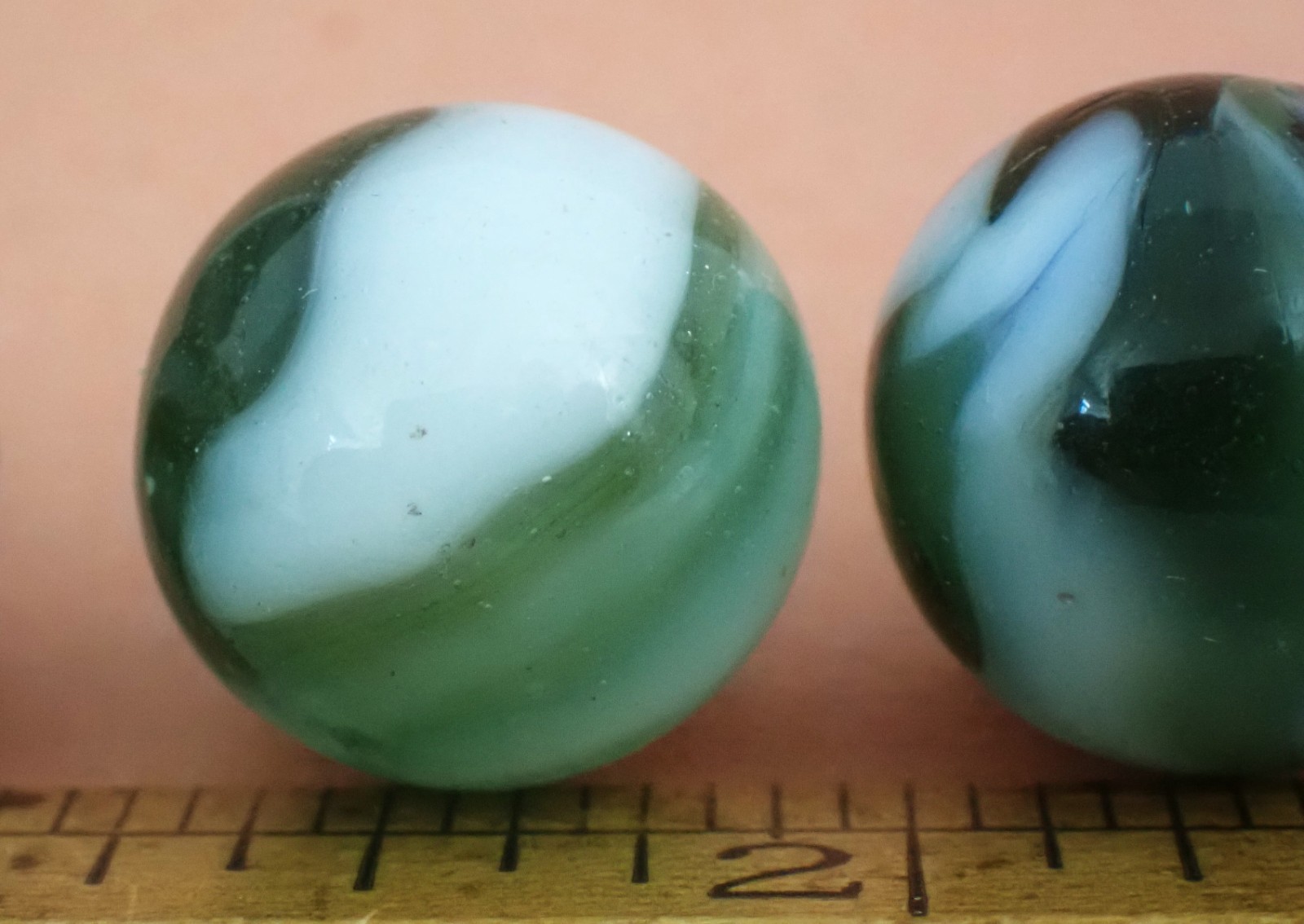 Lot 6 Vintage Marbles Estate Find Peltier National Line Rainbo NLR Polar Bear #4