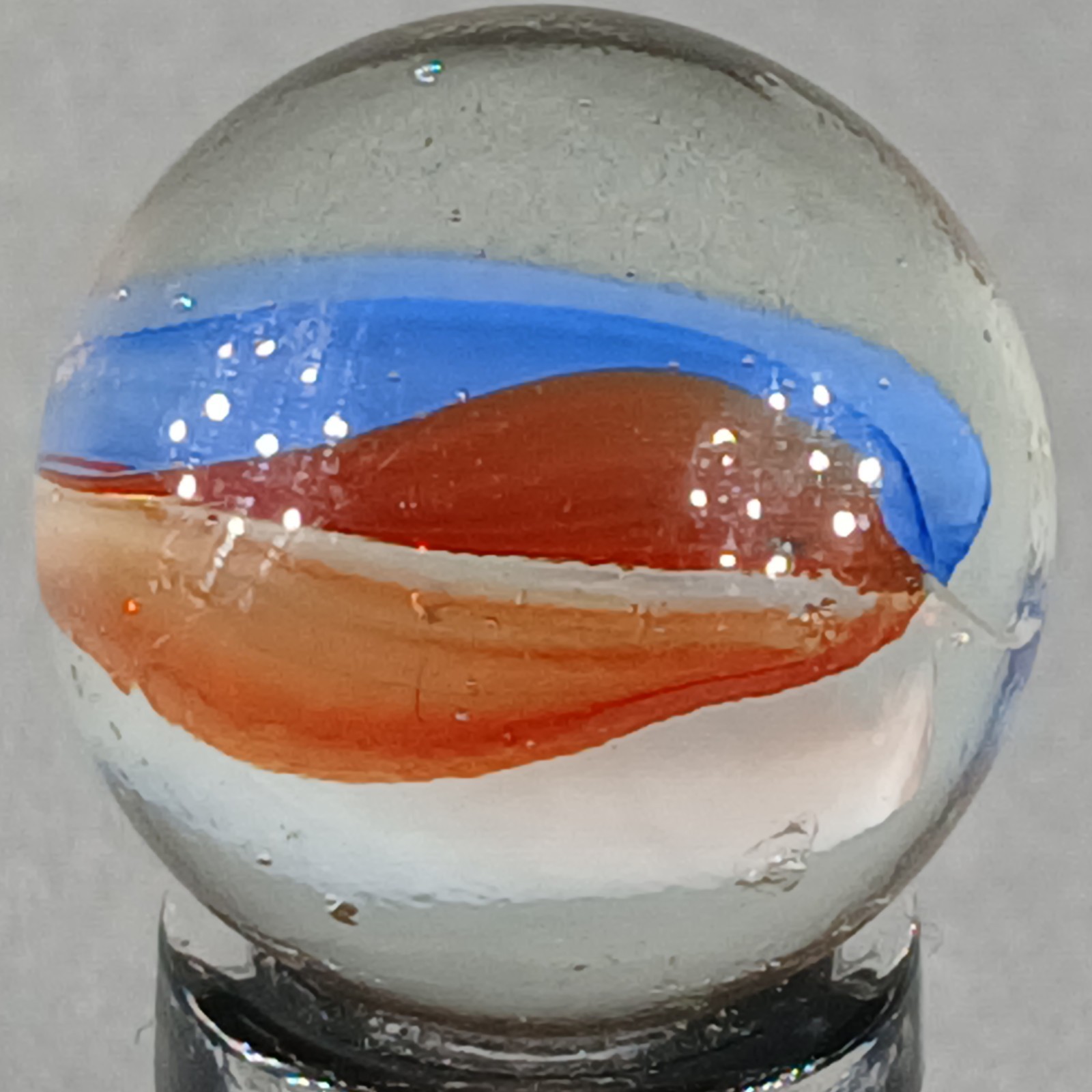 Vintage Imported Cat’s Eye Marble .60 Inches Near-Mint Condition