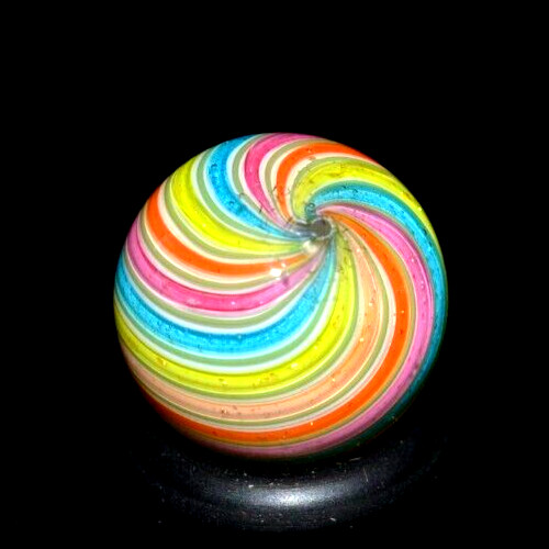 HOT HOUSE GLASS MARBLE/.644″-PASTEL NURSERY-PINK,TURQ.,PEACH,ORANG,YELLOW