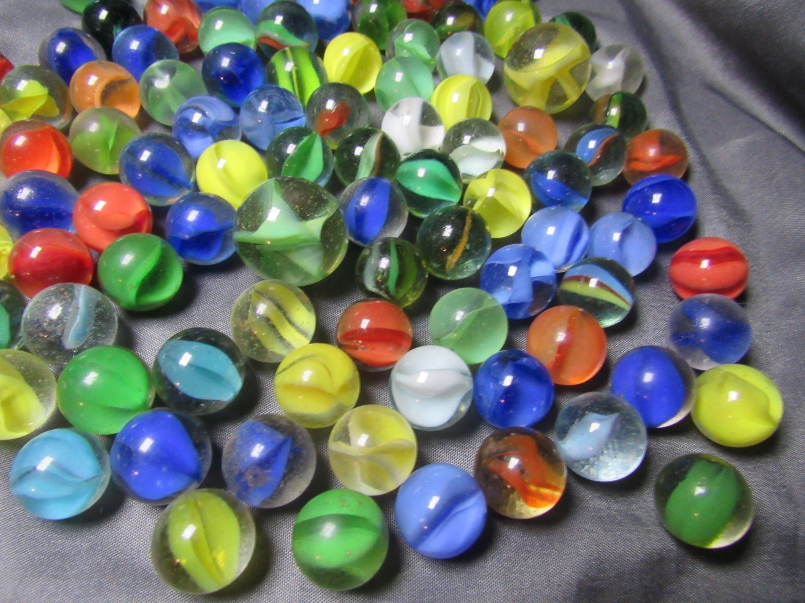Cat’s Eye Marbles Lot Over 1 LB Lot #1