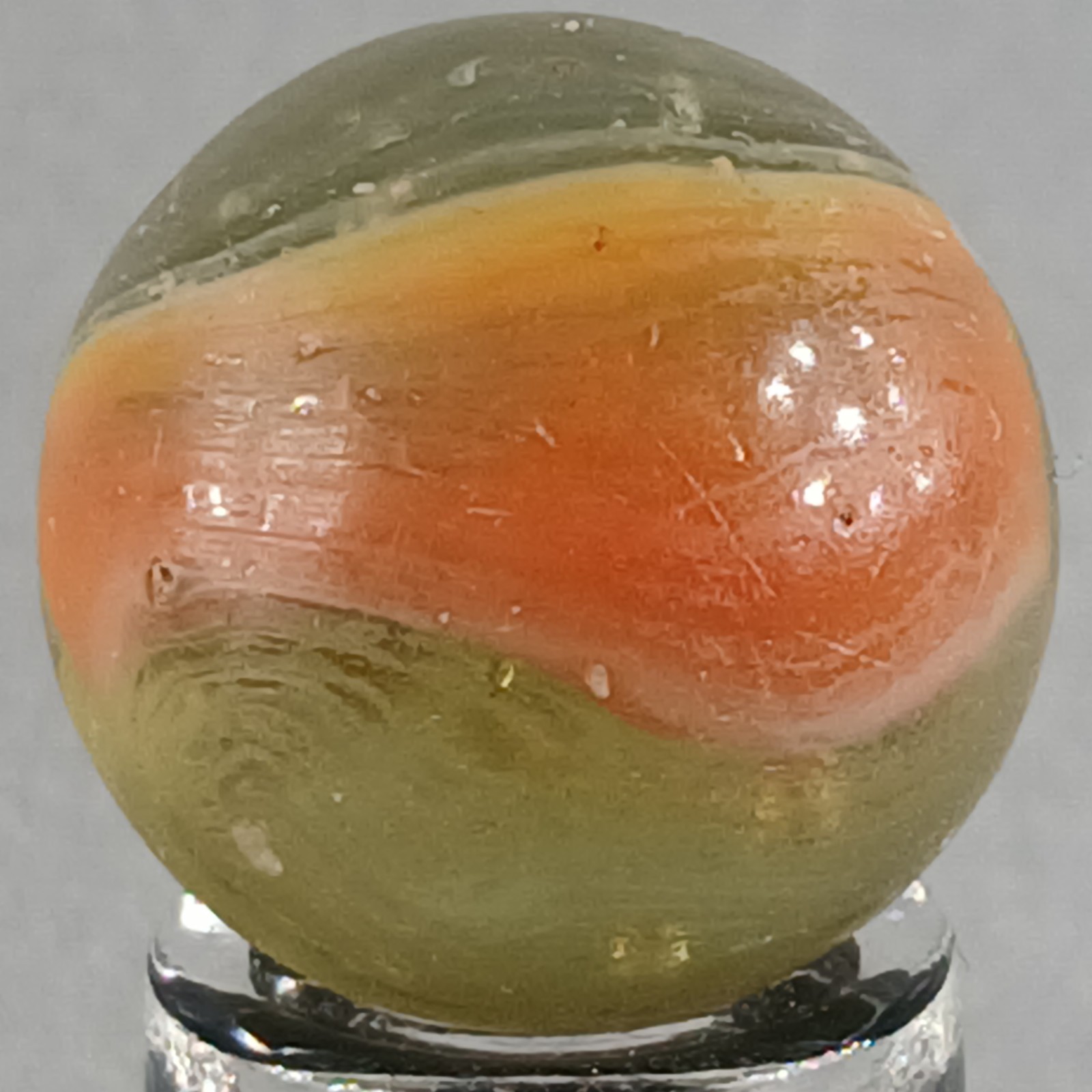 Vintage Vitro Conqueror Marble .61 Inches Near-Mint Condition Combined Shipping