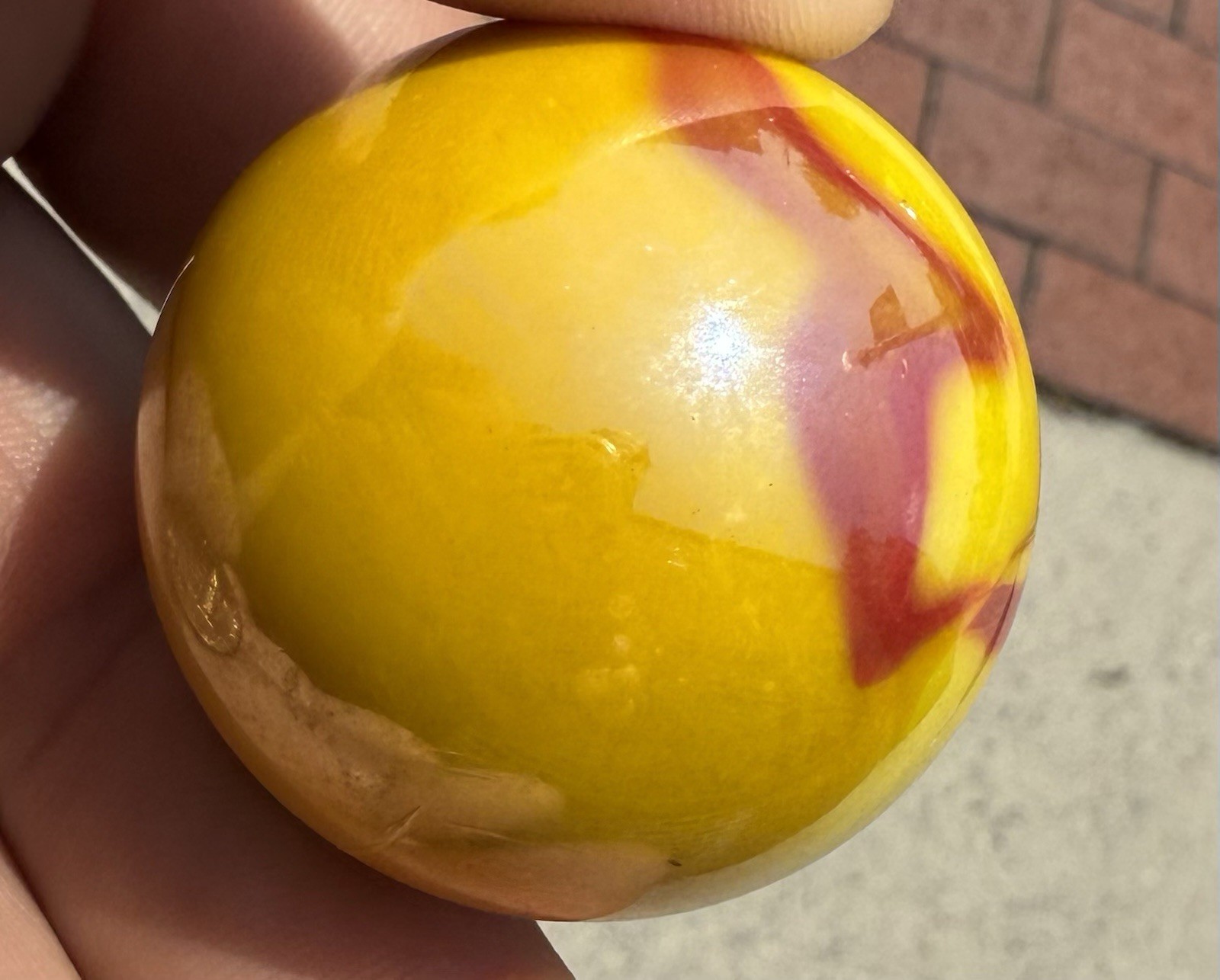 Possibly Christensen Agate Company Guinea Marble In Near Mint Condition 41mm