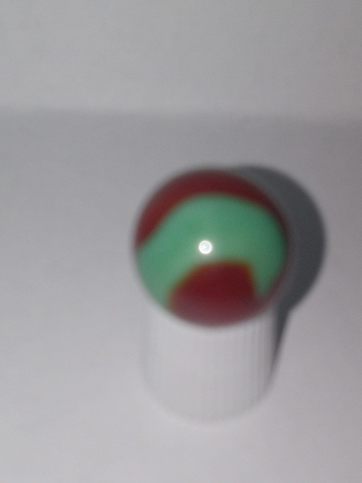 Nice Vintage Akro Agate Red Green Swirl Marble
