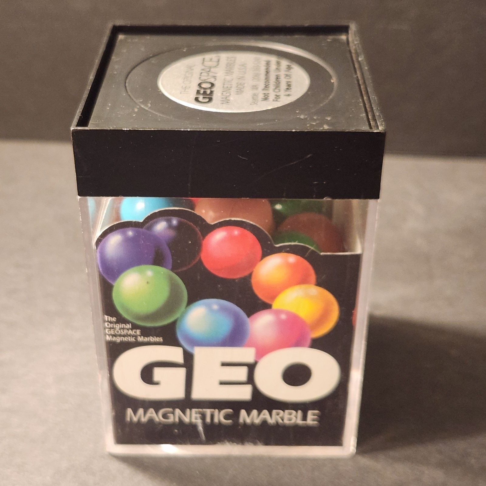 VTG Geo Space Magnetic Marbles The Original Discovery Set Game Toy 1993