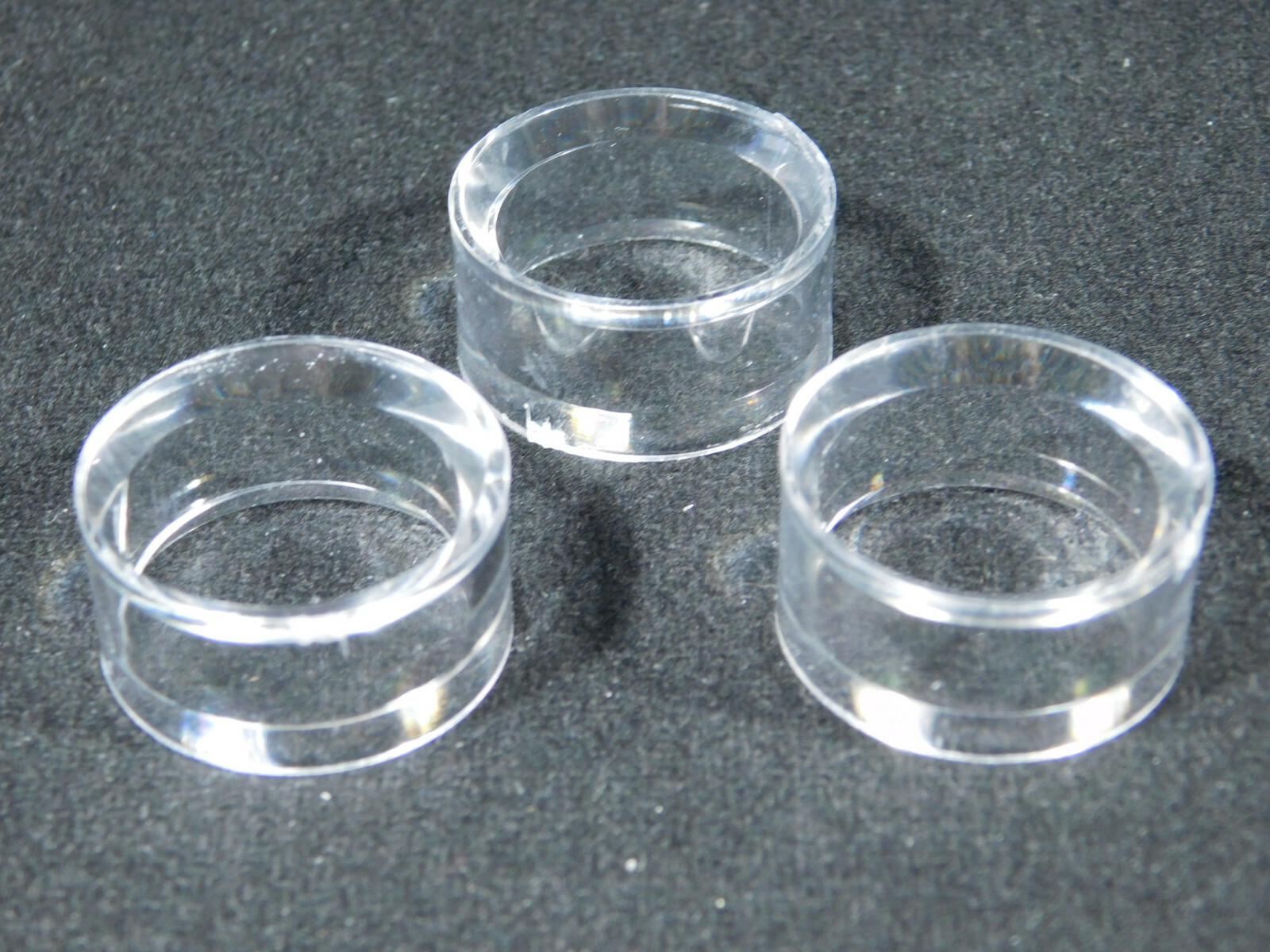 Sphere Display Stand Lot of THREE Clear Acrylic Small Size