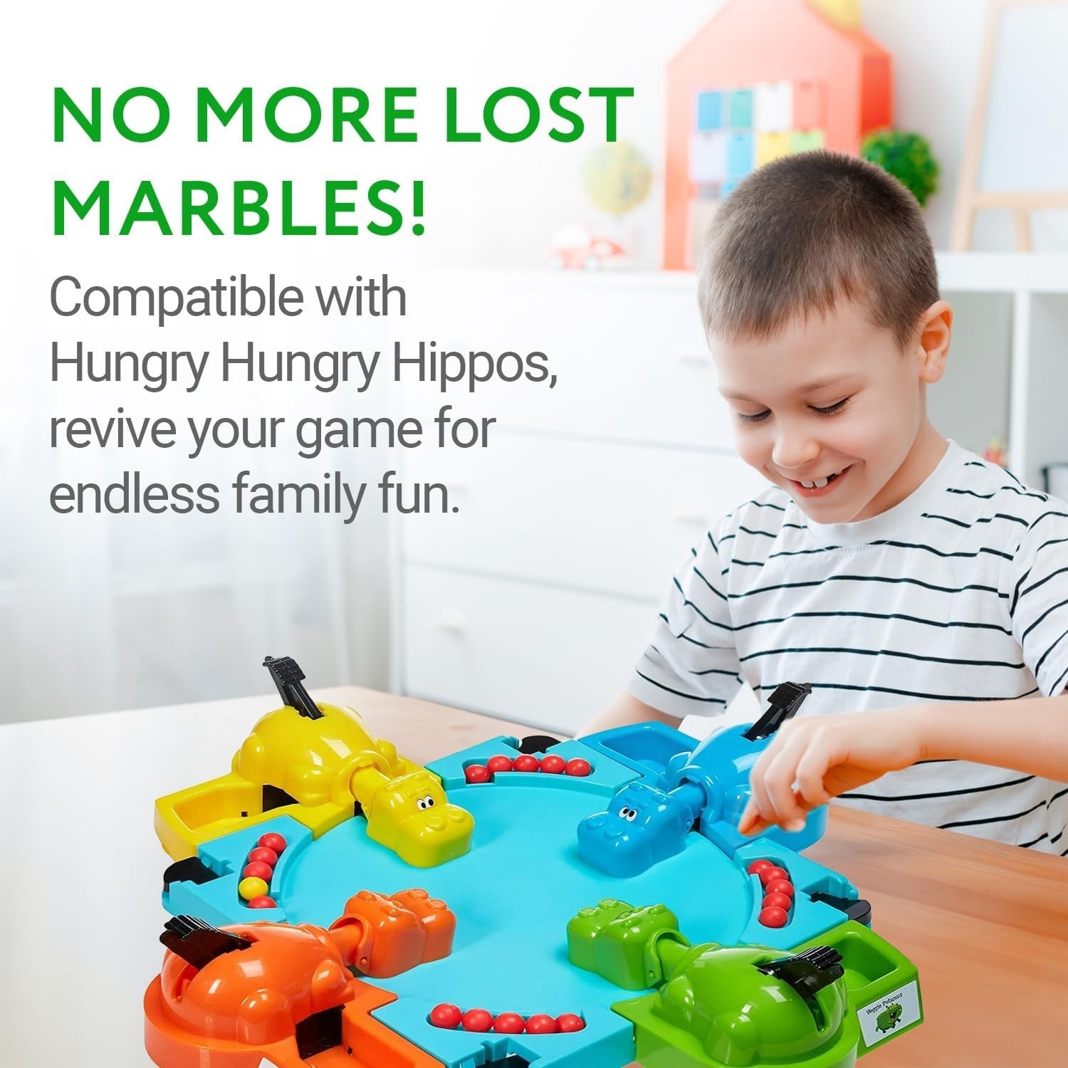 21-Count Plastic Marbles Set – 19 Red & 2 Yellow for Family Game Nights