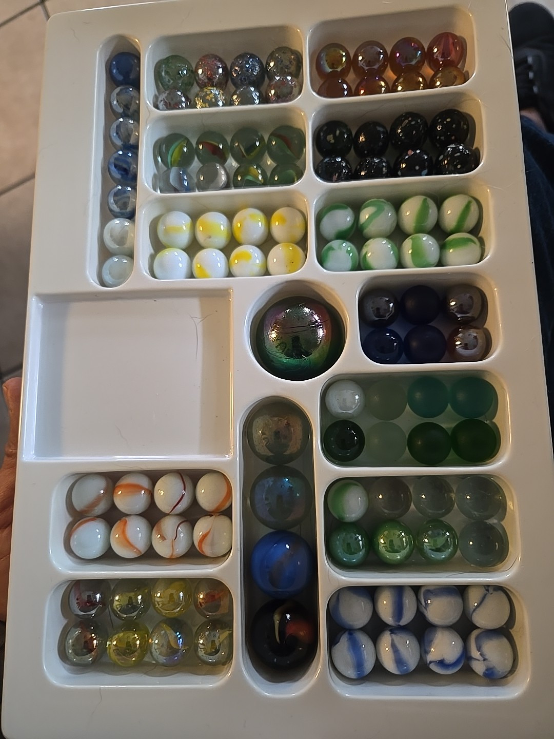 Marvelous Marbles 106 Marbles Jumbo Shooter Missing The Book. Read