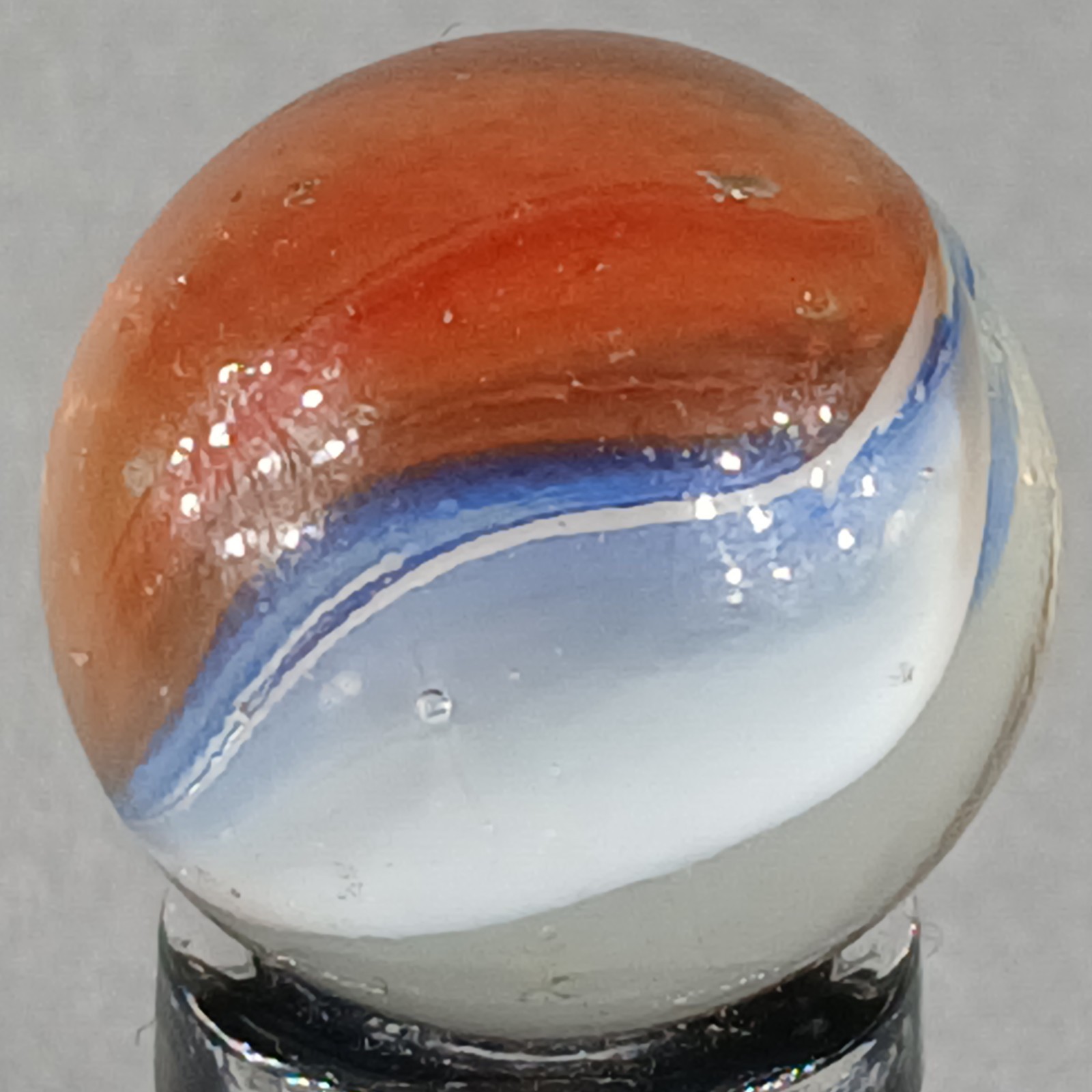 Vintage Imported Cat’s Eye Marble .60 Inches Near-Mint Condition