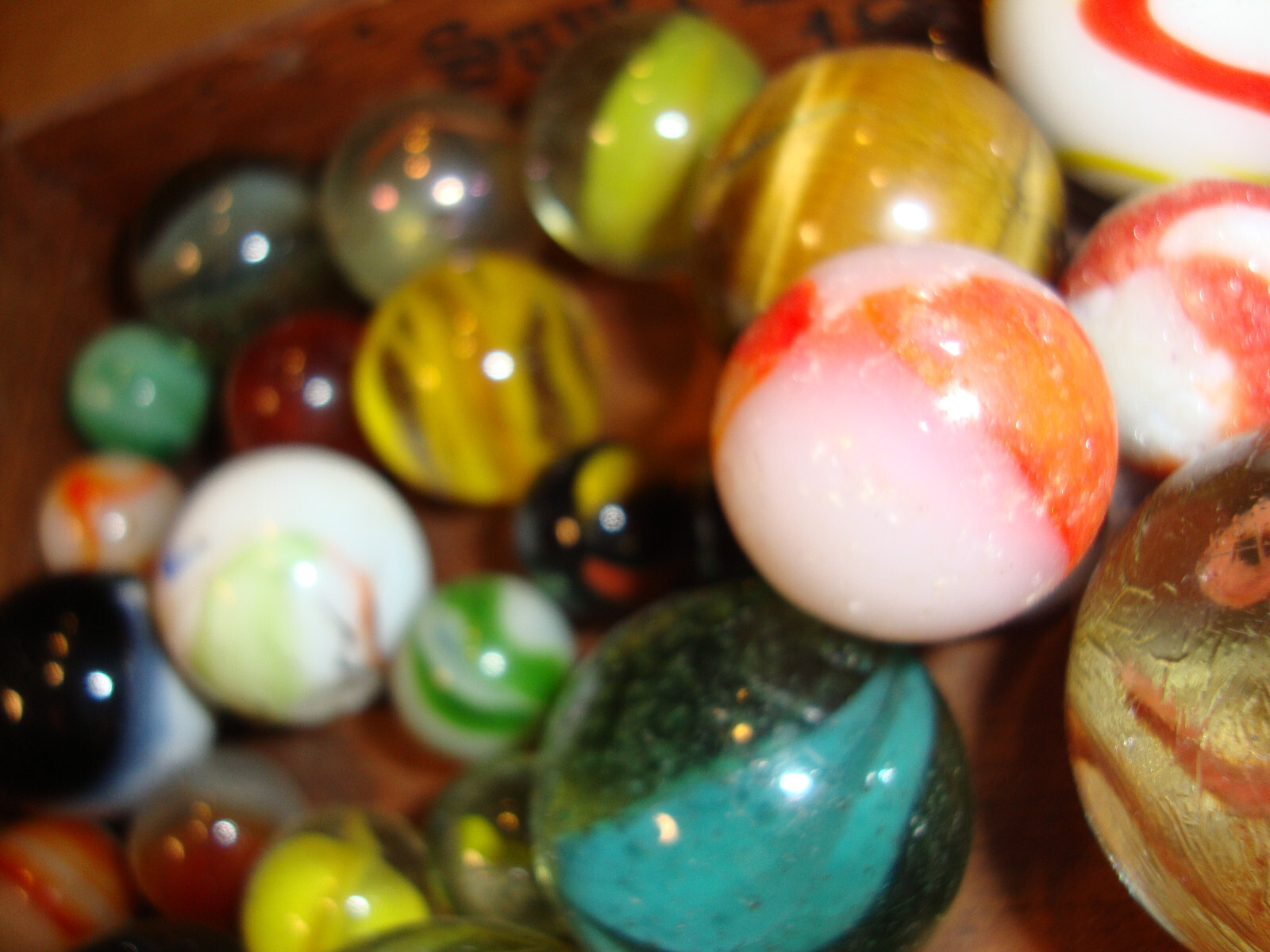 Lot of Vintage Marbles / some Akro Agate tiger eye and other,s 110 in lot