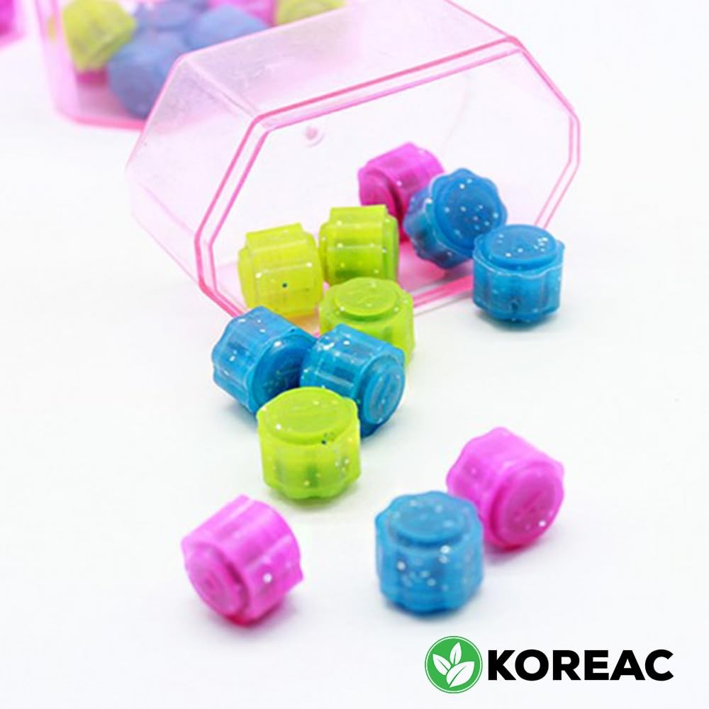 KOREAC_Gonggi Konggi Korean Jack 1.7 inches x 2.9 inches, Pink, Blue, Green