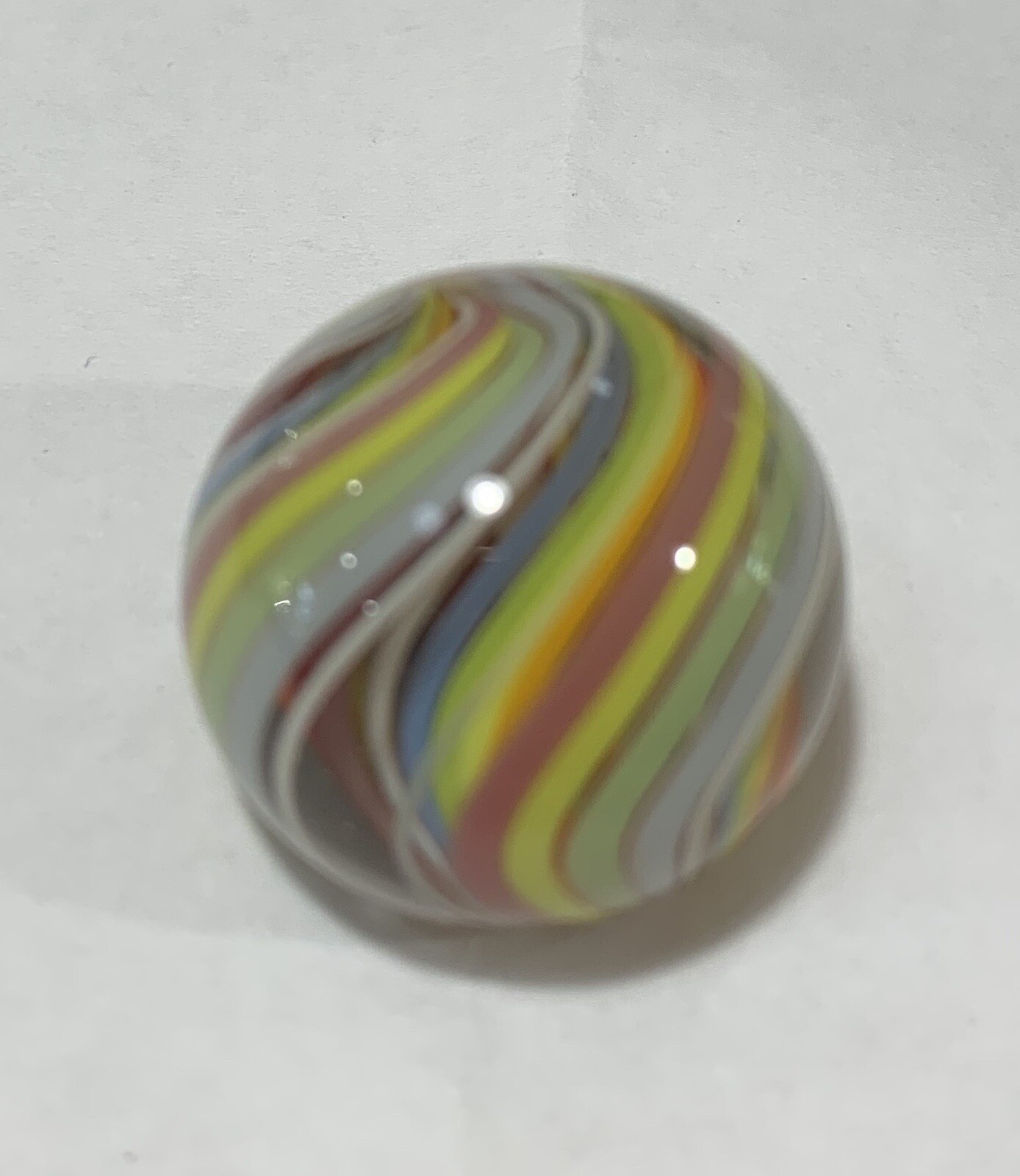 Rare JODY FINE HANDMADE GLASS MARBLE 7/8 “ Lamp work. #6