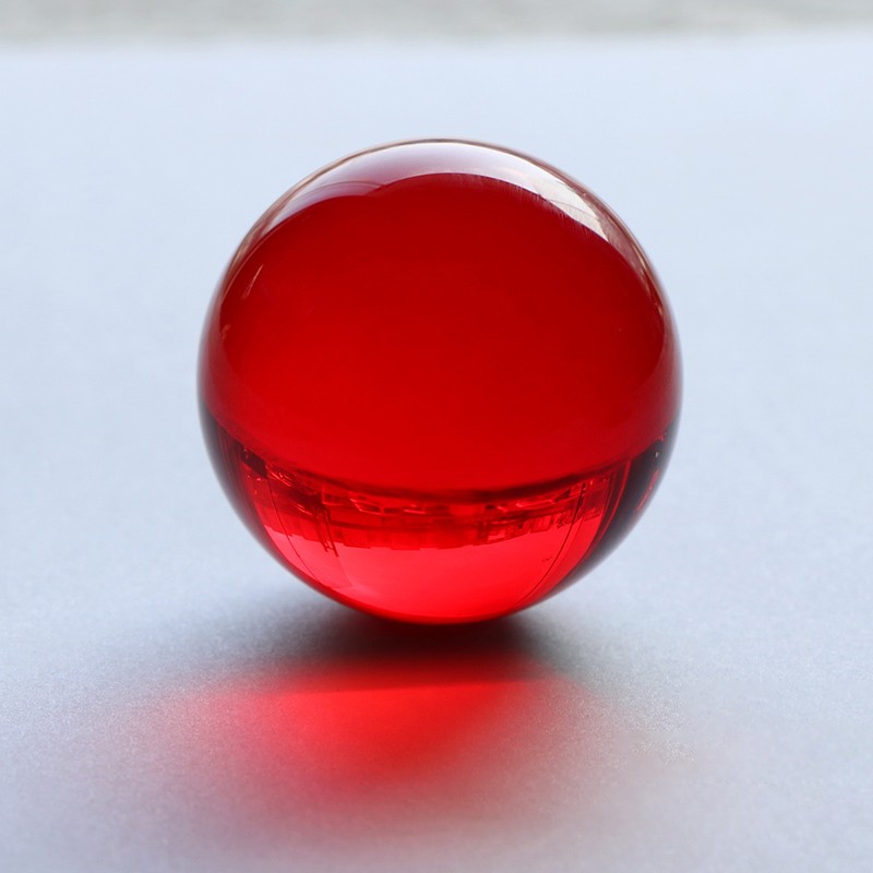 12-50mm Red Glass Marbles Beads Crystal Ball Vase Fish Tank Decor Craft Ornament