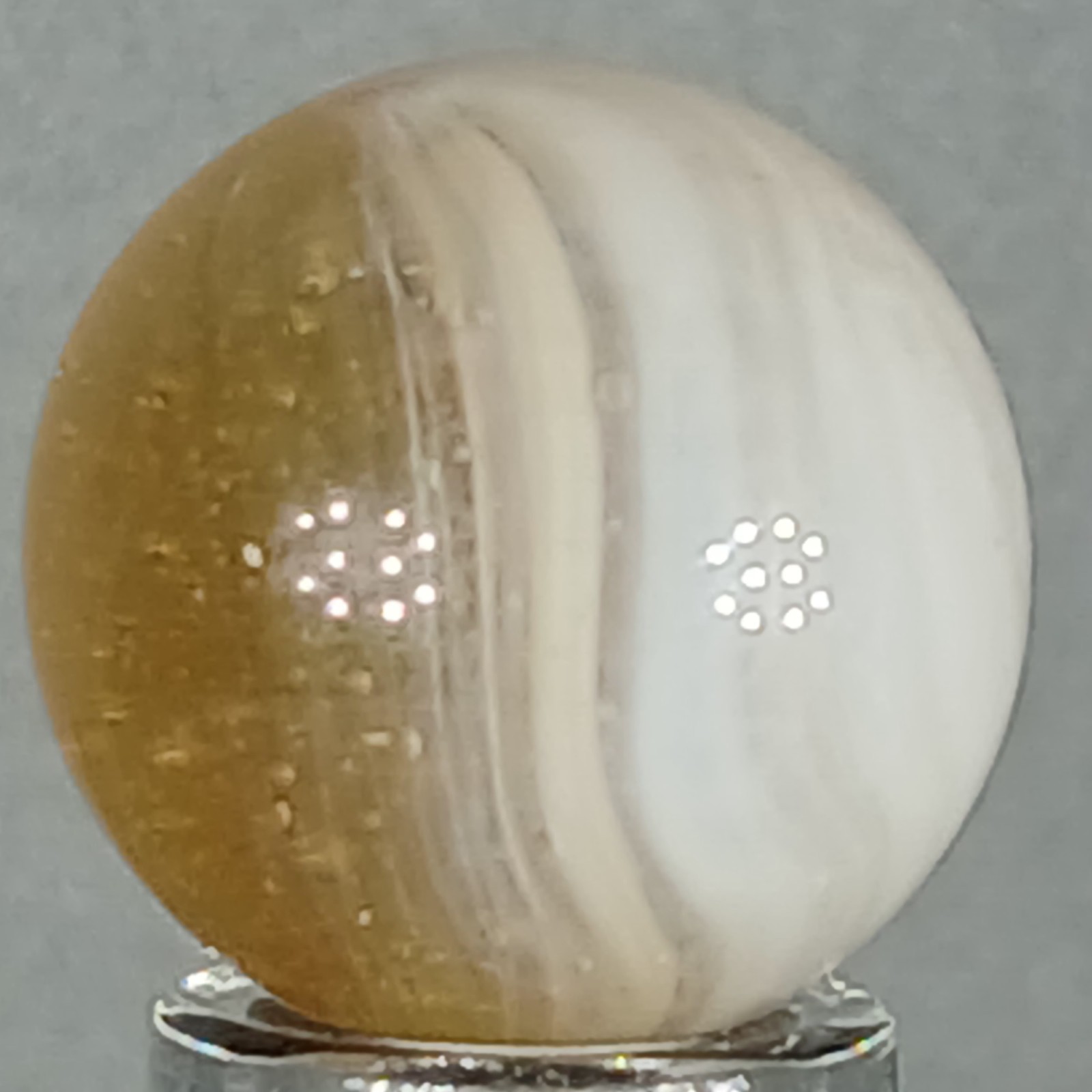 Vintage UV-Reactive Master Marble Brushed Patch .60 Inches Near-Mint Condition