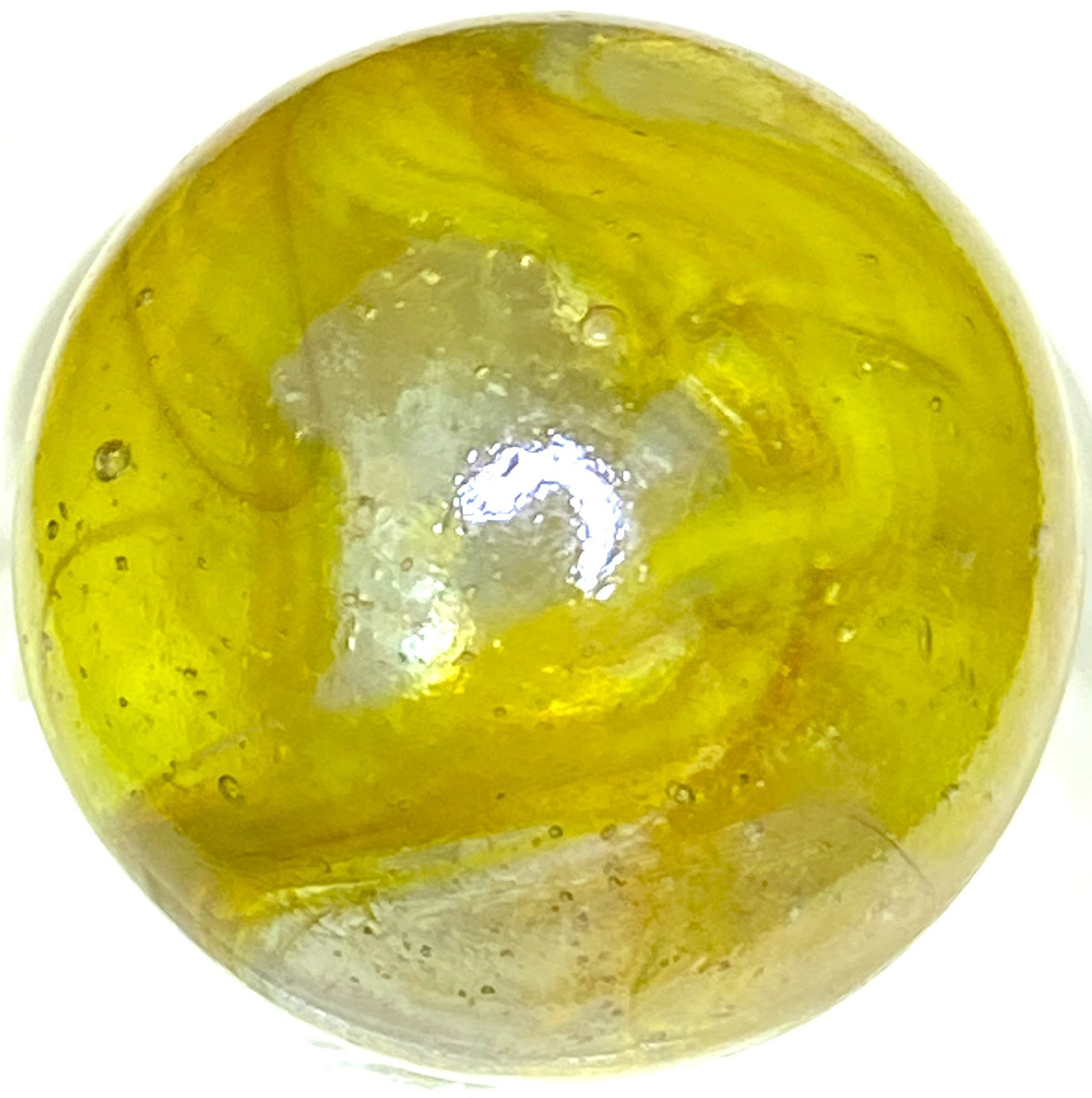 DAS/JABO STUNNING LEMON DROP COLORED THIN-LINED RAMSHEAD SHOOTER .75″ M787
