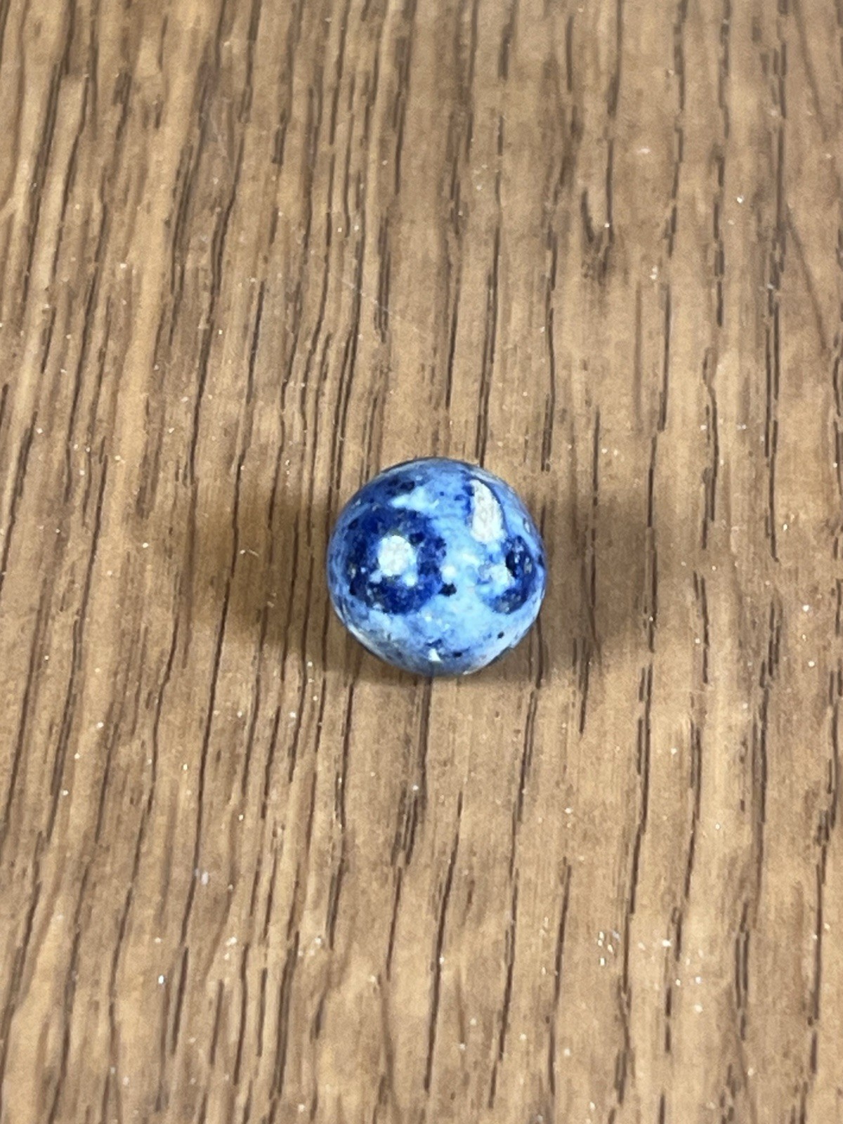 Civil War Era Bennington Clay Marble 1800’s Blue Germany