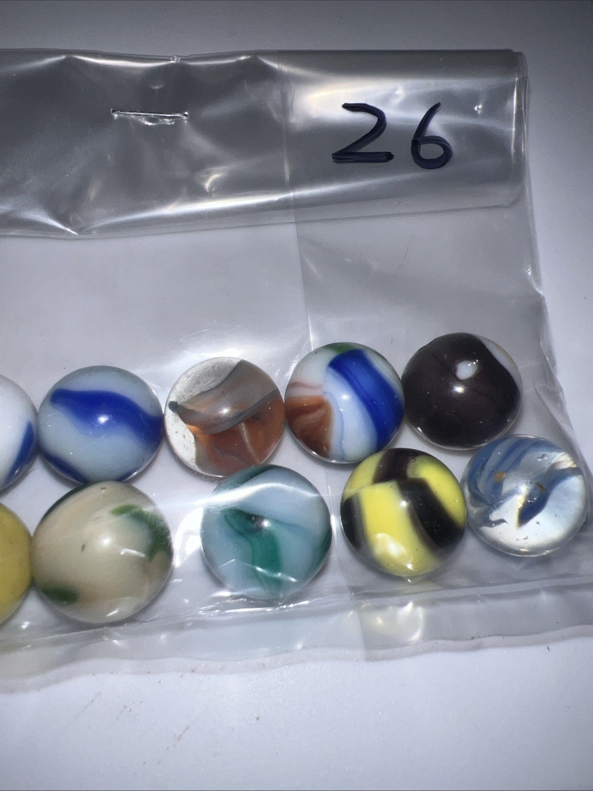 15 Super Nice Old Vintage Marbles, 13.5mm (+r-) Collectibles