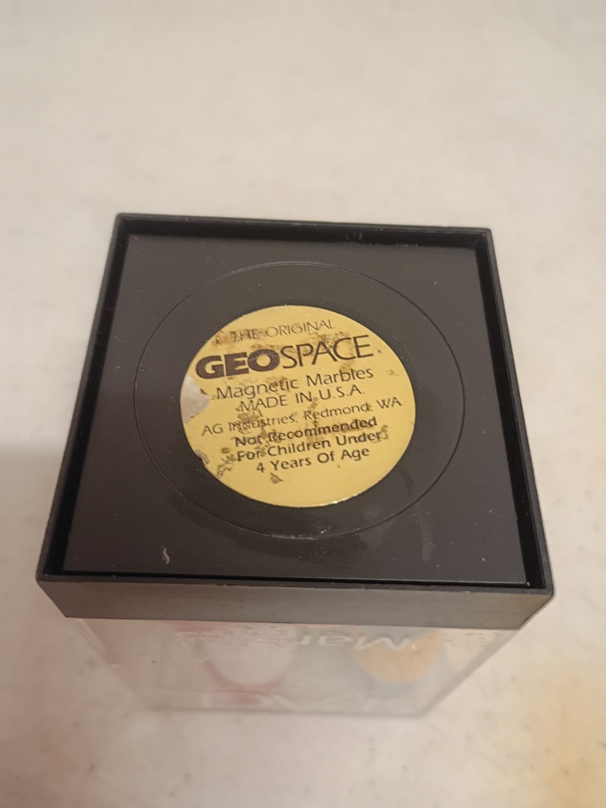 1988 Vintage GEO-Space The Original Magnetic Marbles Fidget Toy