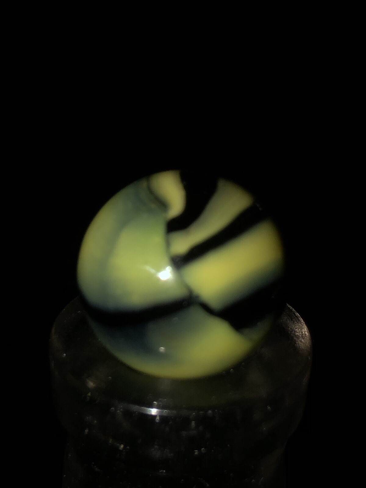 Old machine made marble wasp bumble bee gorgeous “2 FREE old ones included”