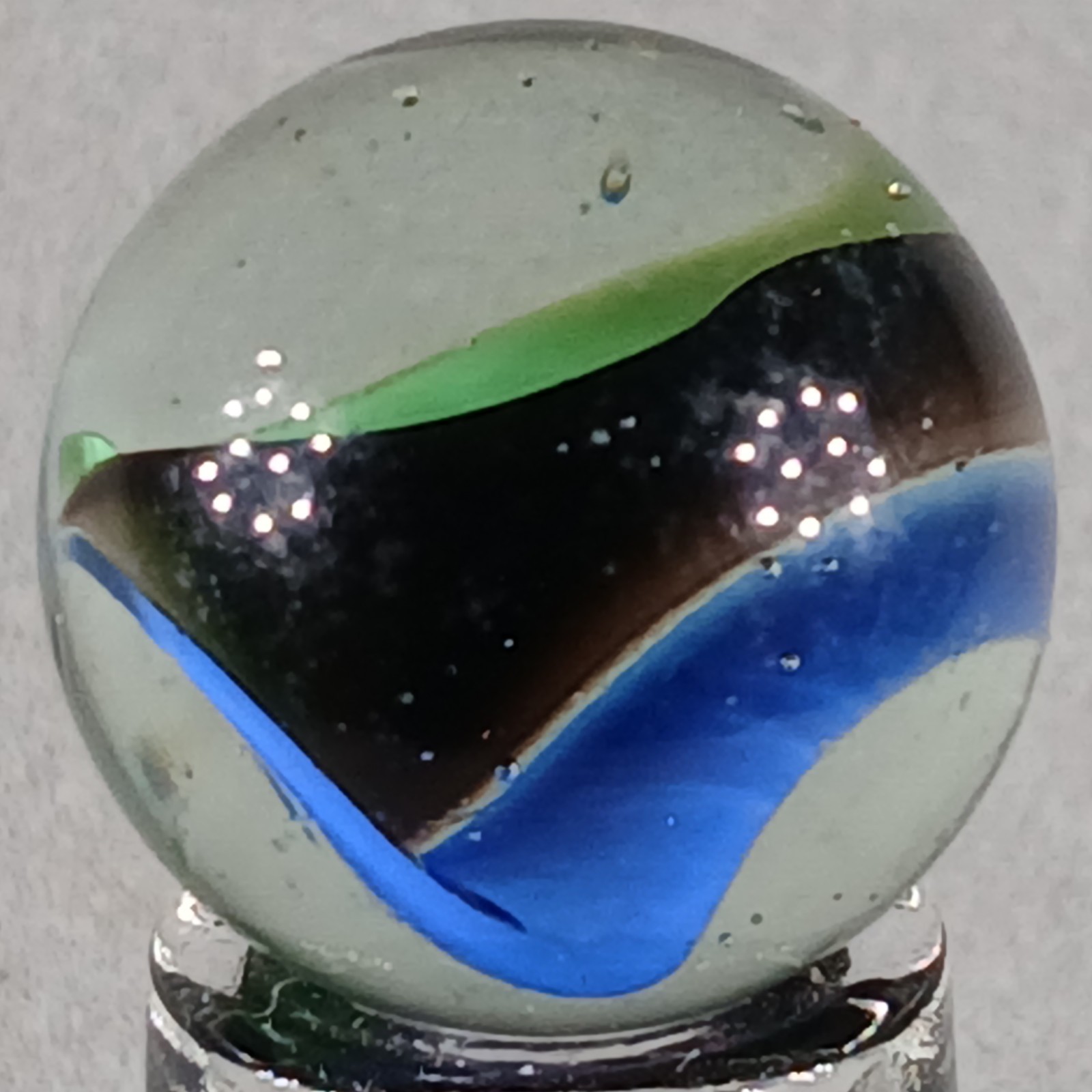 Vintage Imported Cat’s Eye Marble .60 Inches Near-Mint Condition