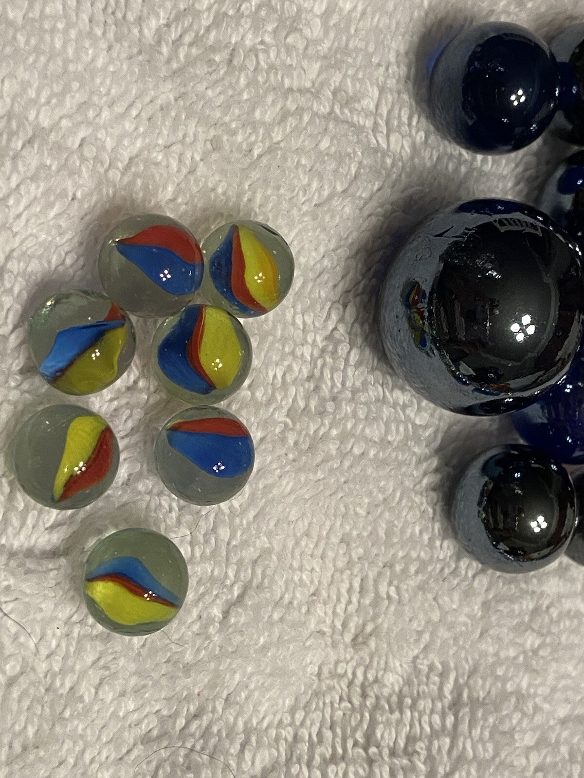 Marble Collection Lot Of 150+ Vintage Antique Glass Collectable Marbles